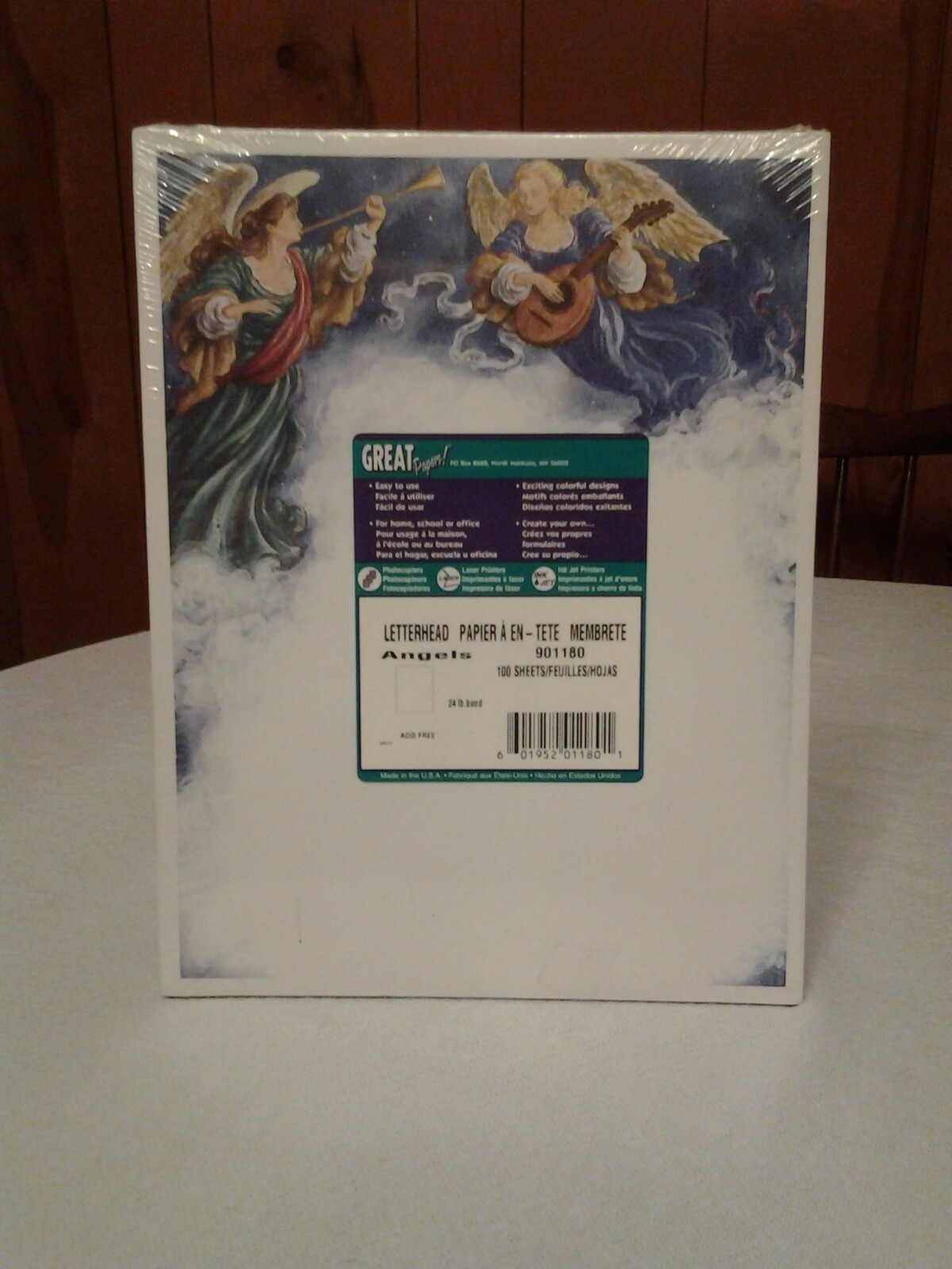 Great Papers! HERALD ANGELS Computer Printer Paper Christmas Stationery*New