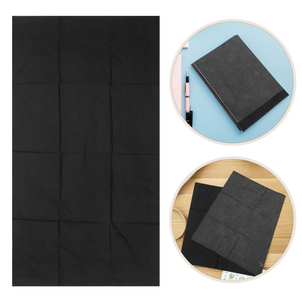 2Pcs Black Tracing Carbon Paper Durable Transfer Paper for Art and Craft Use