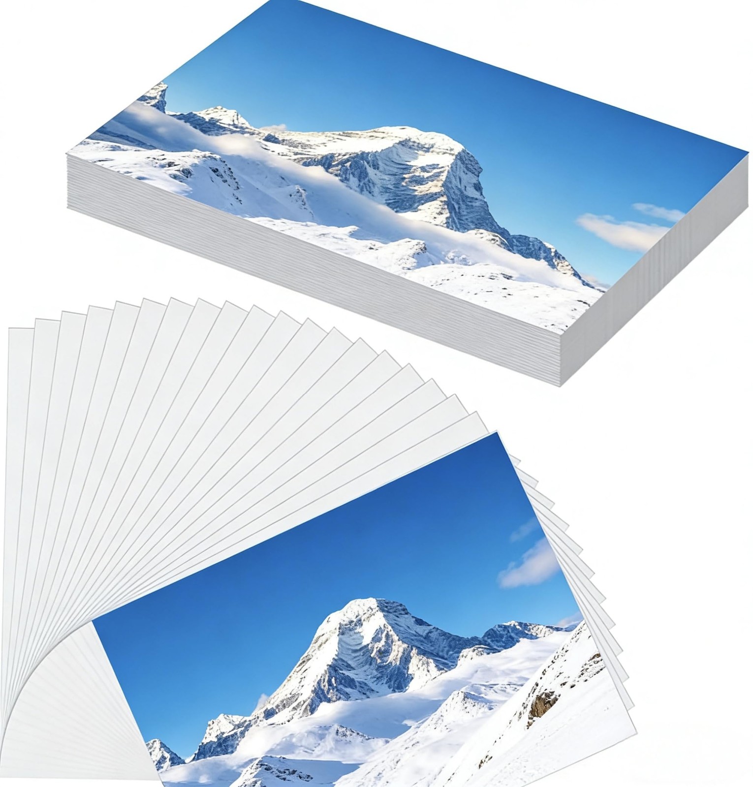 Ultra Premium 5×7 Satin Photo Paper for Inkjet Printers, 50 Sheets, 72lb Semi…