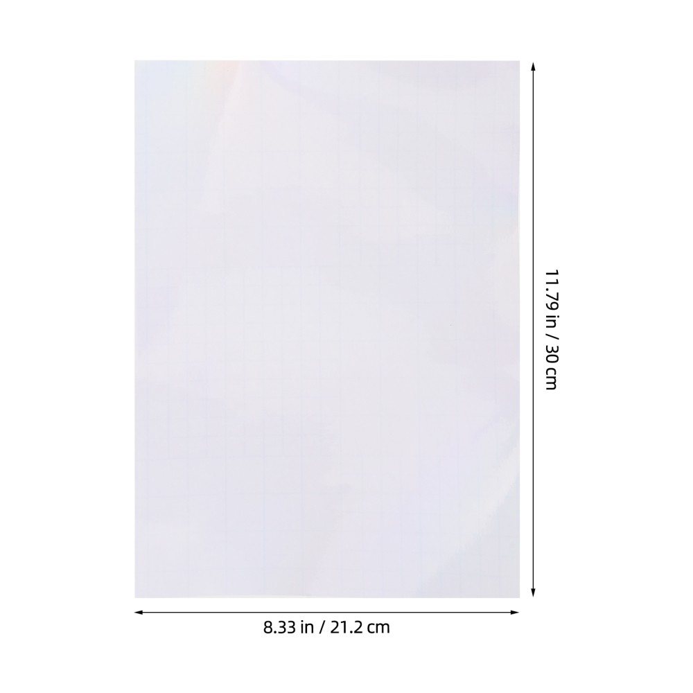 40 Sheets Holographic Laser Stickers Printable Paper for Printing DIY Film