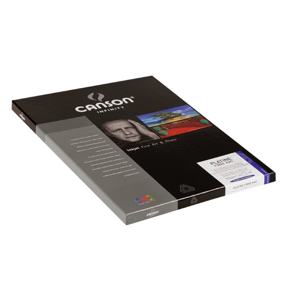 Canson Infinity Platine Fibre Rag 310G 13X19 A3 100% Cotton – Acid-Free