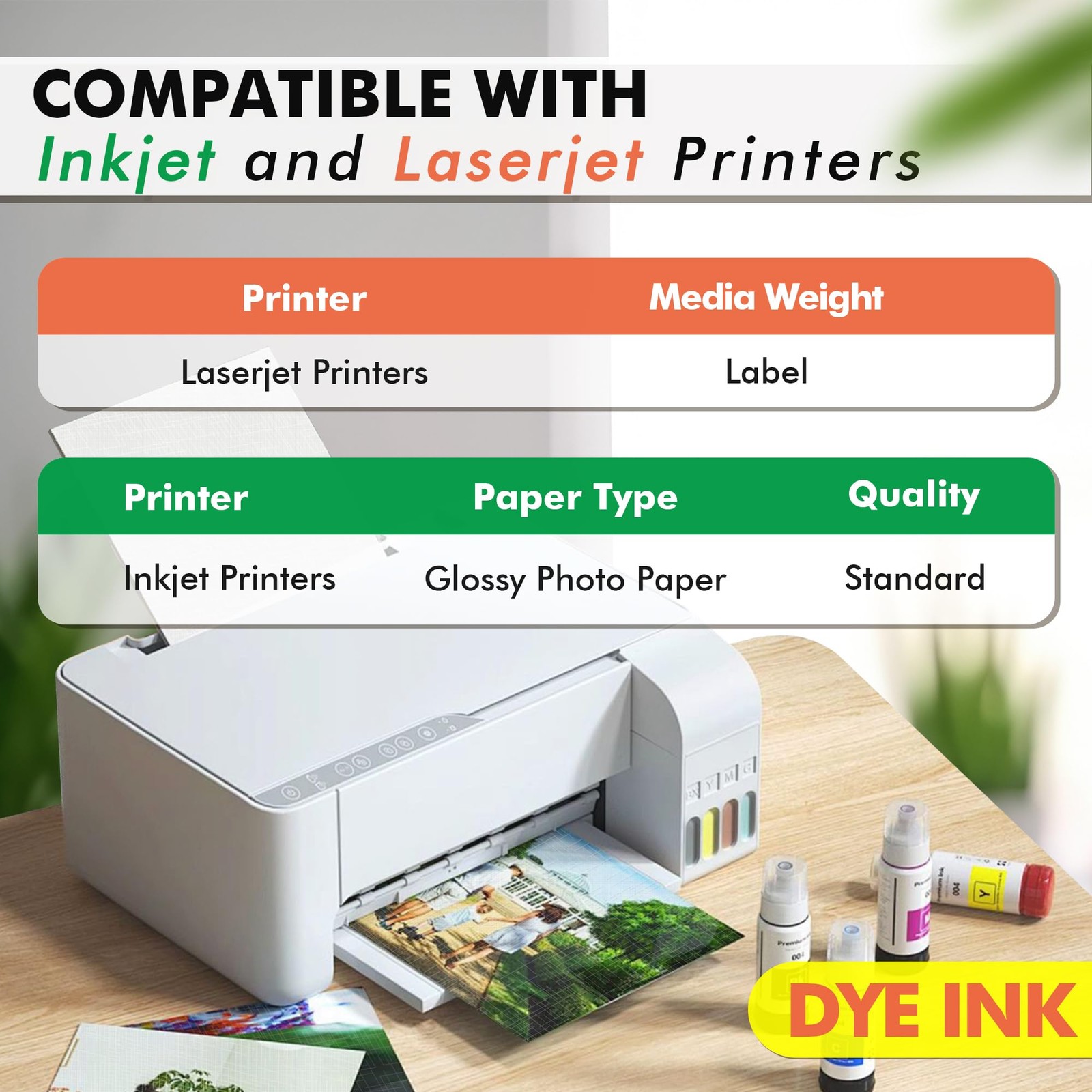 Koala Woven Textured Doublesided Photo Paper Inkjet Laser 260GSM 8.5×11 50 Pcs