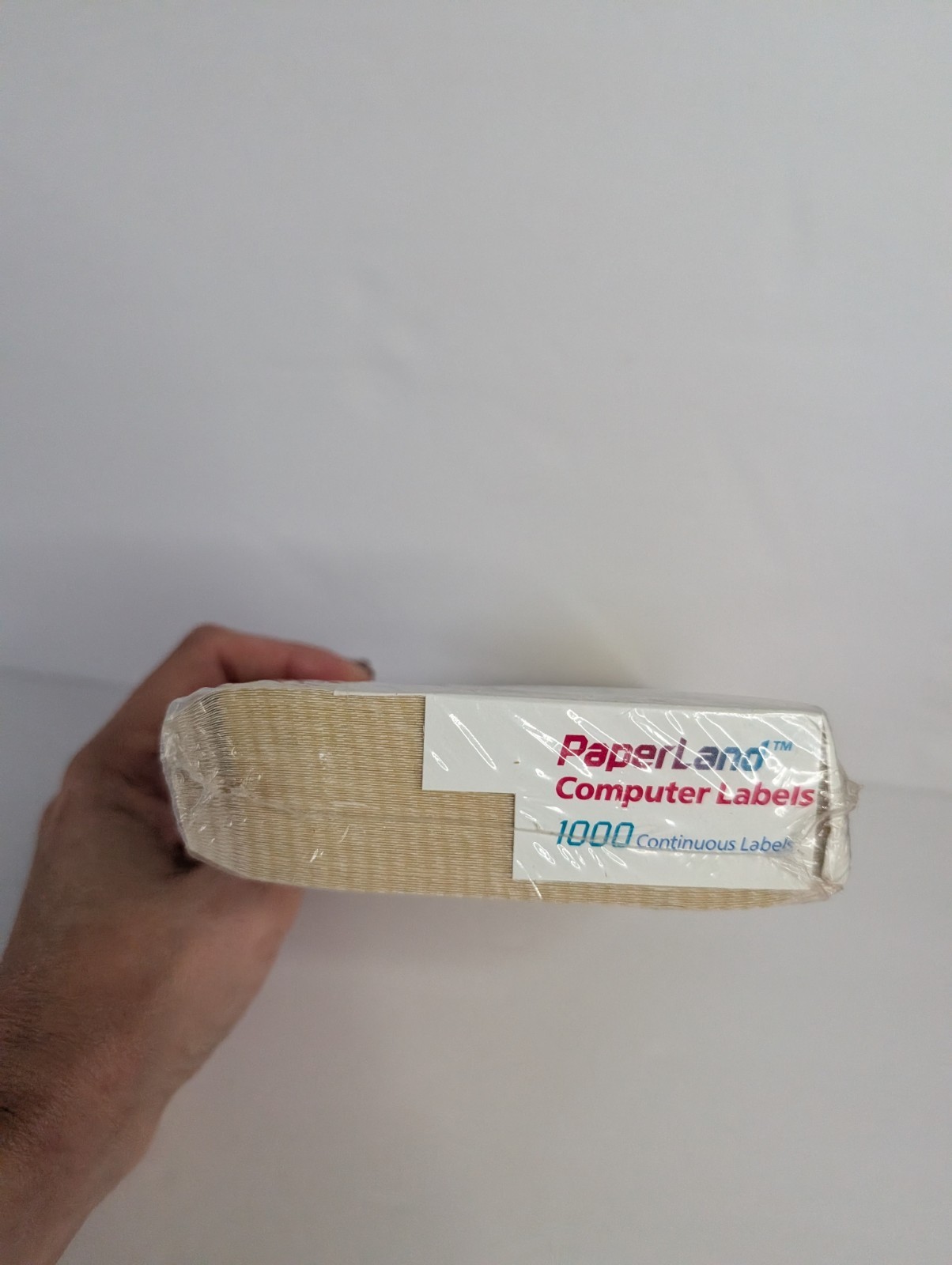 Vintage New Sealed Paperland Retro Computing Labels 1000 Continuous Address