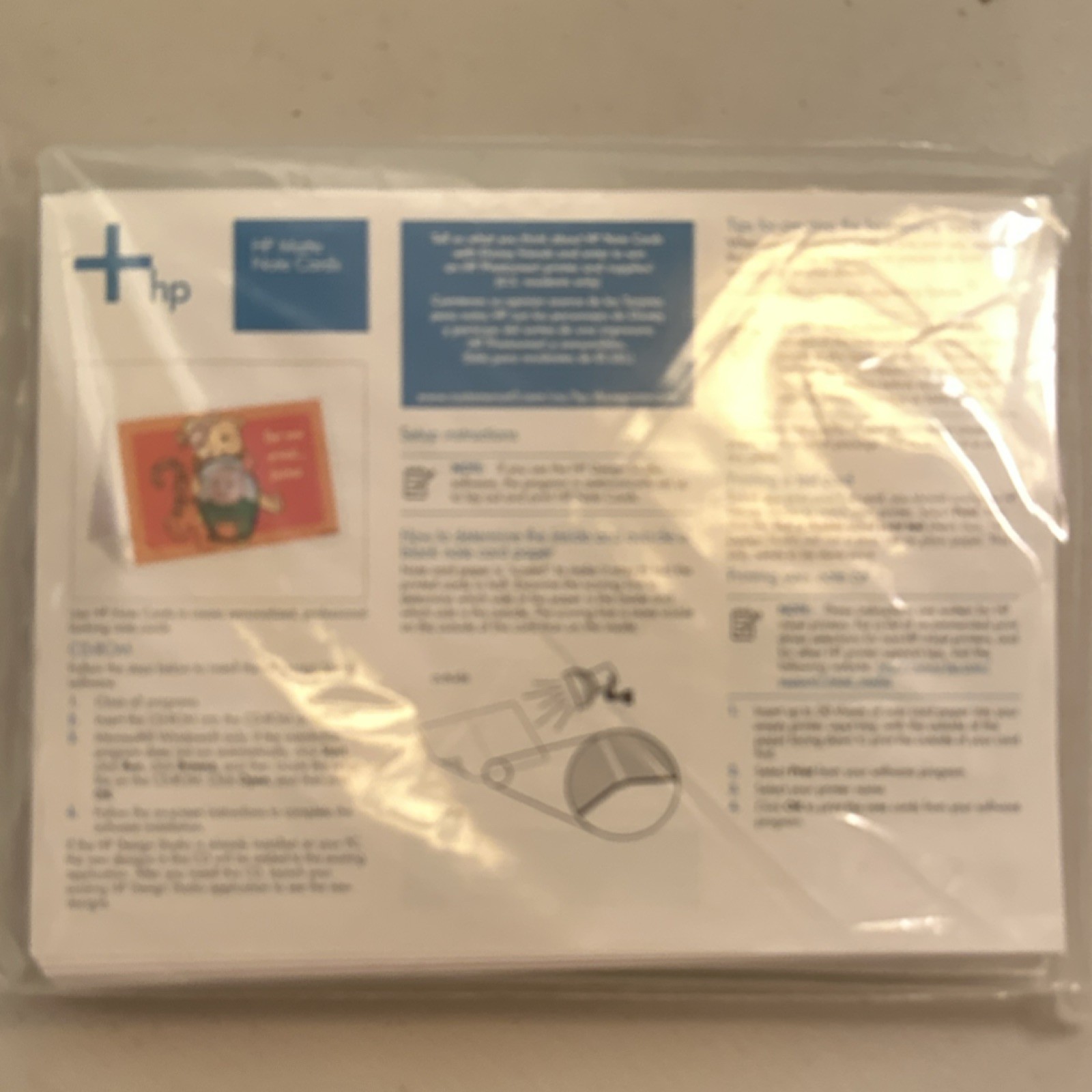 HP Note Cards Matte 4×6 White 72 lb Inkjet Card Stock Q5521A