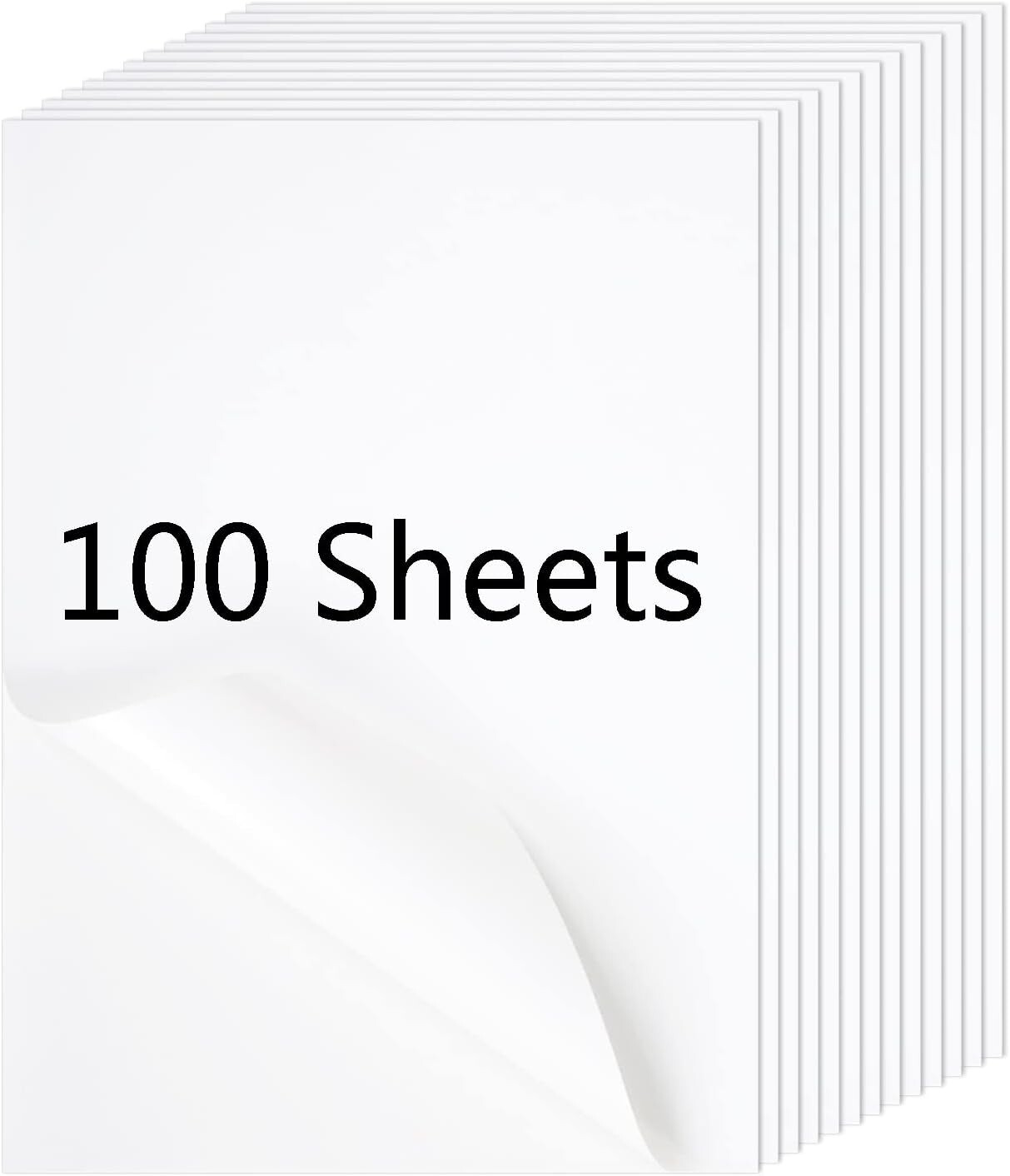 Koala Sticker Paper for Inkjet + Laser Printers 100 Full Sheets Shipping Label