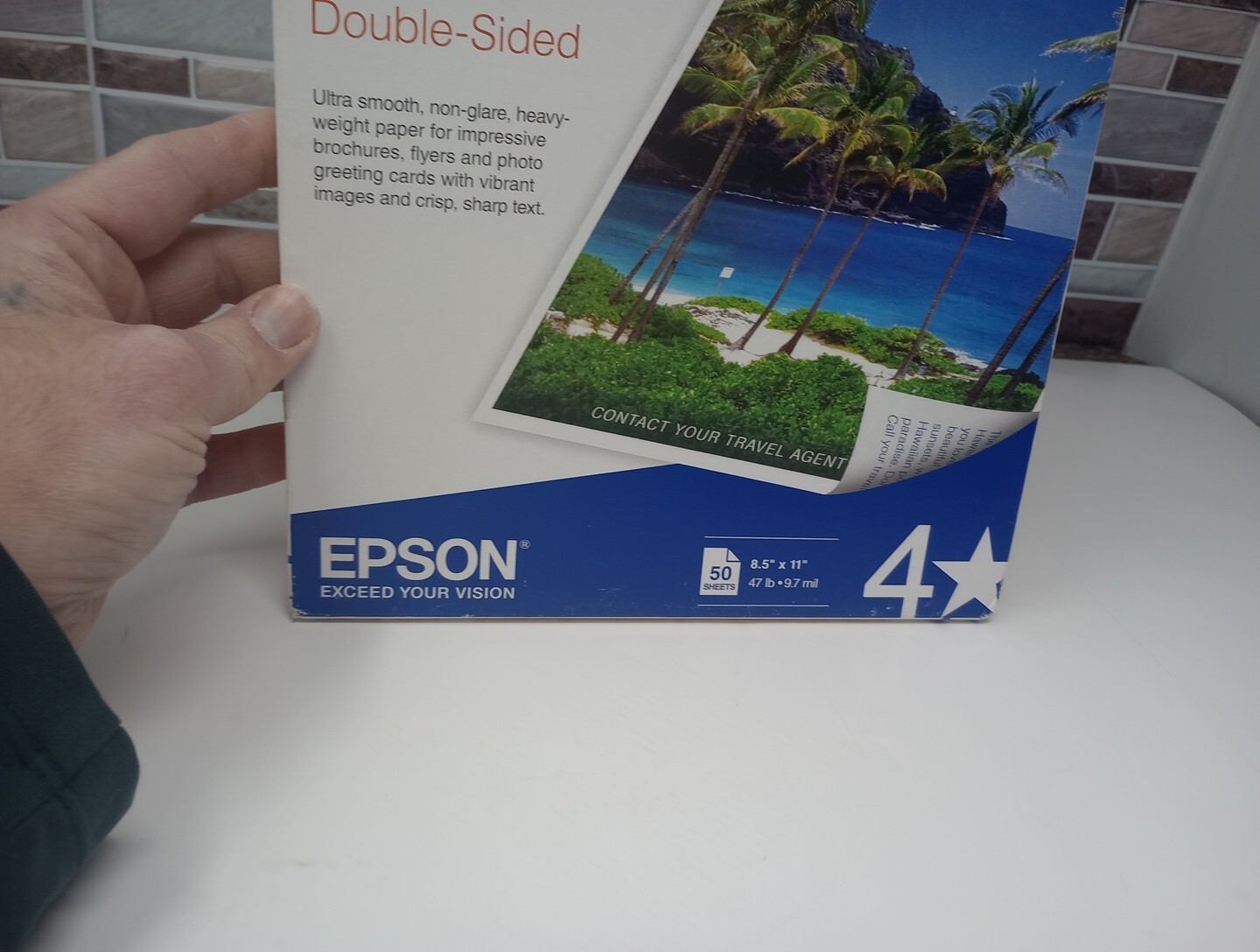 Epson Premium Presentation Paper MATTE 8.5×11″ Double-Sided 50 Sheets