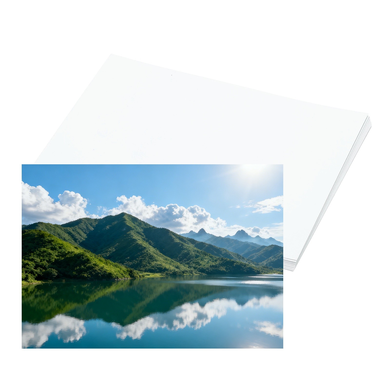 8.3″x5.8″ Glossy Photo Paper, 20 Sheets Inkjet Photo Paper 180GSM for Printer