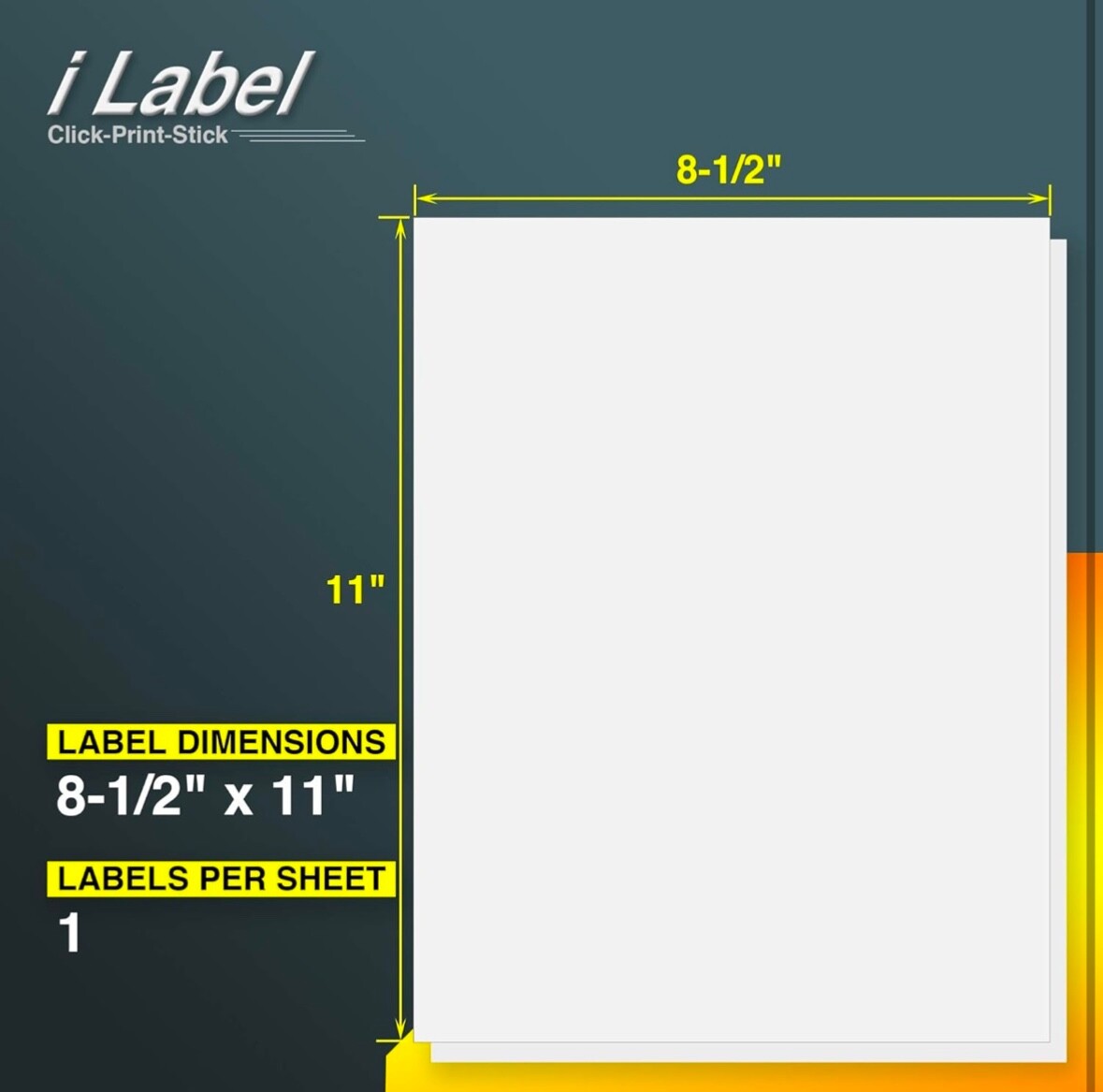 Sticker paper for inkjet printer 8×12 (200 sheets)
