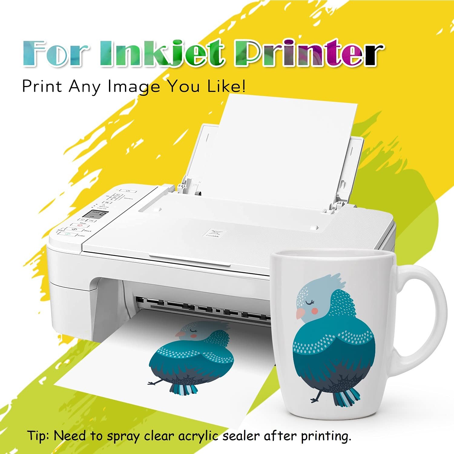 Koala Waterslide Decal Paper INKJET CLEAR, 10 Sheets 8.5×11 Inch Water Slide …