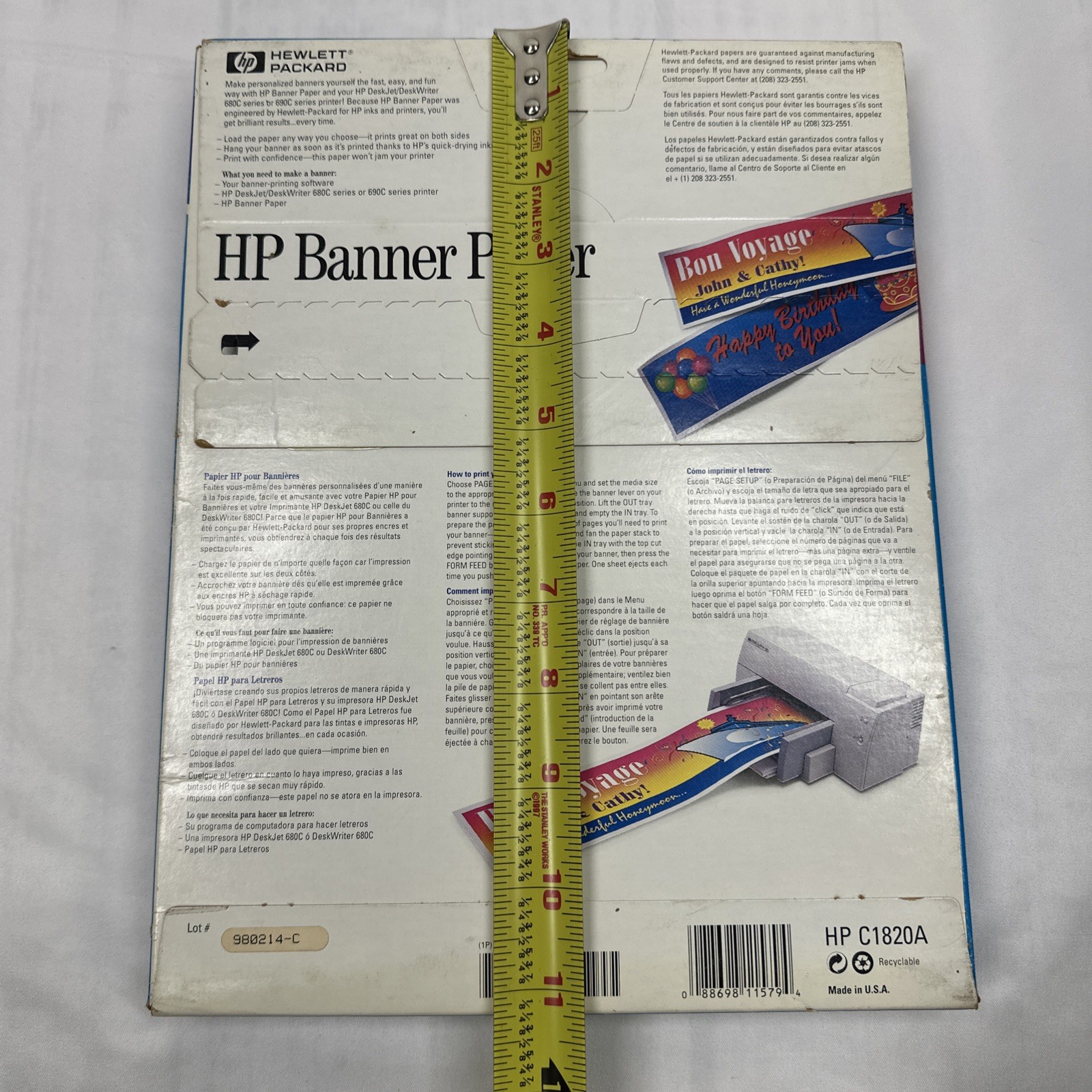 HP Banner Paper for Inkjet Printers – Make your own Banners NEW