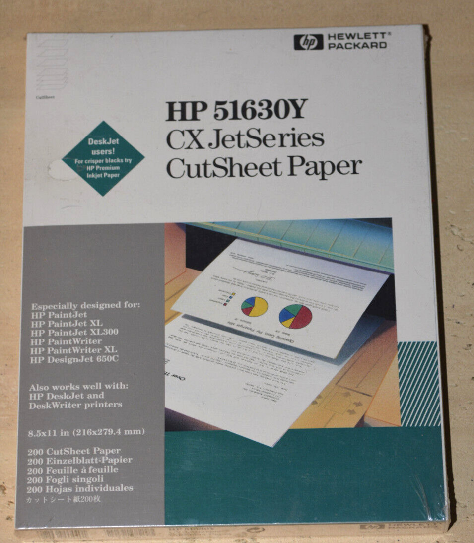 HP Cutsheet Paper 8.5 x 11 51630Y 200 sheets