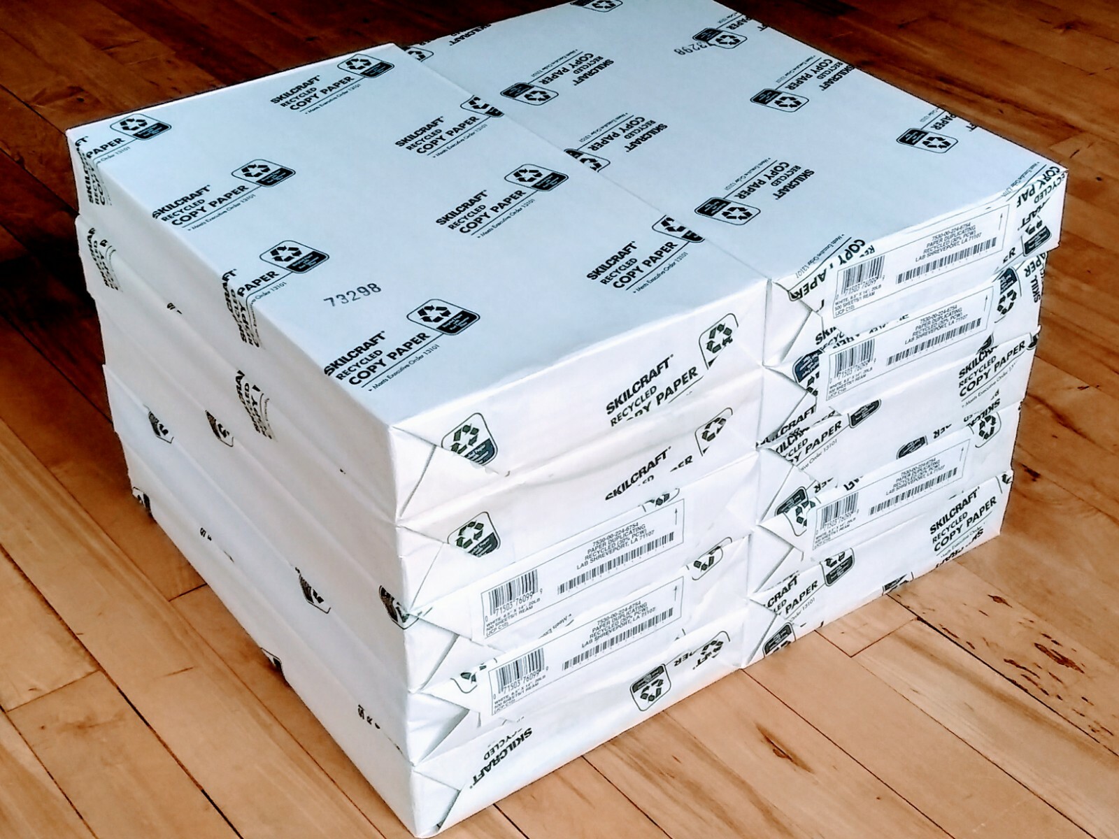 (10 Reams)SKILCRAFT 8-1/2″x 14″ White Copying Paper/ Long grain/ 20#/5000 Sheets