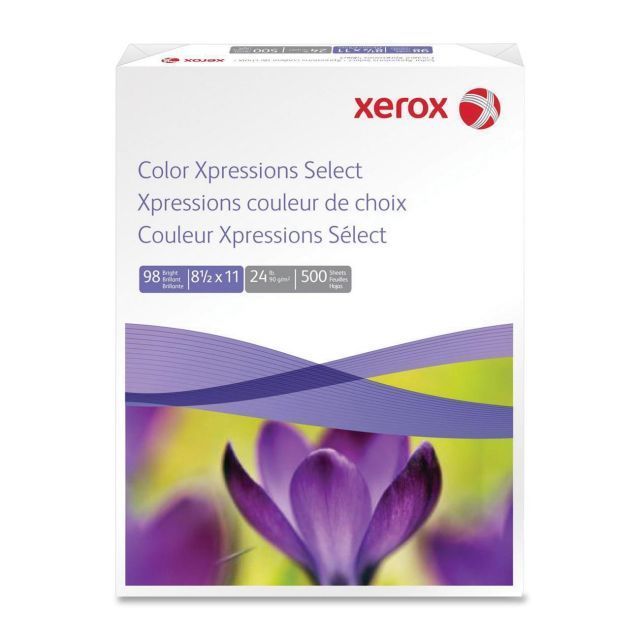 (1 Ream) Xerox Bold Digital Paper 24lb 8-1/2 X 11 White #3R11540 500 Sheets