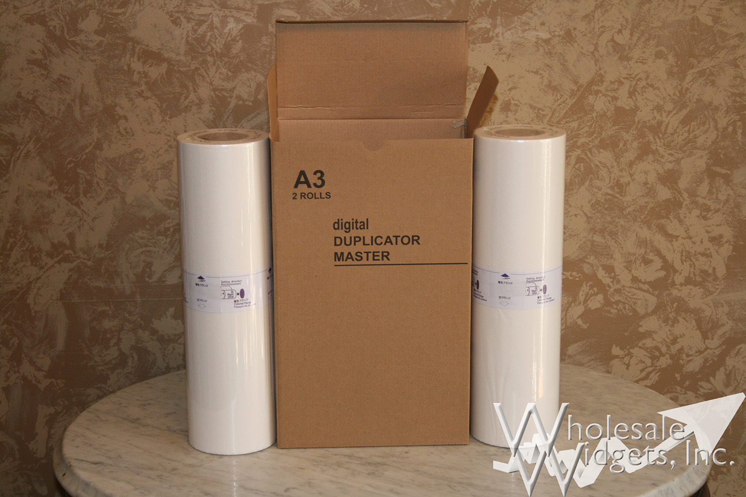 2 Masters Rolls Compatible With Riso S-3550 For Risograph RP3700 RP3790 RP08 A3