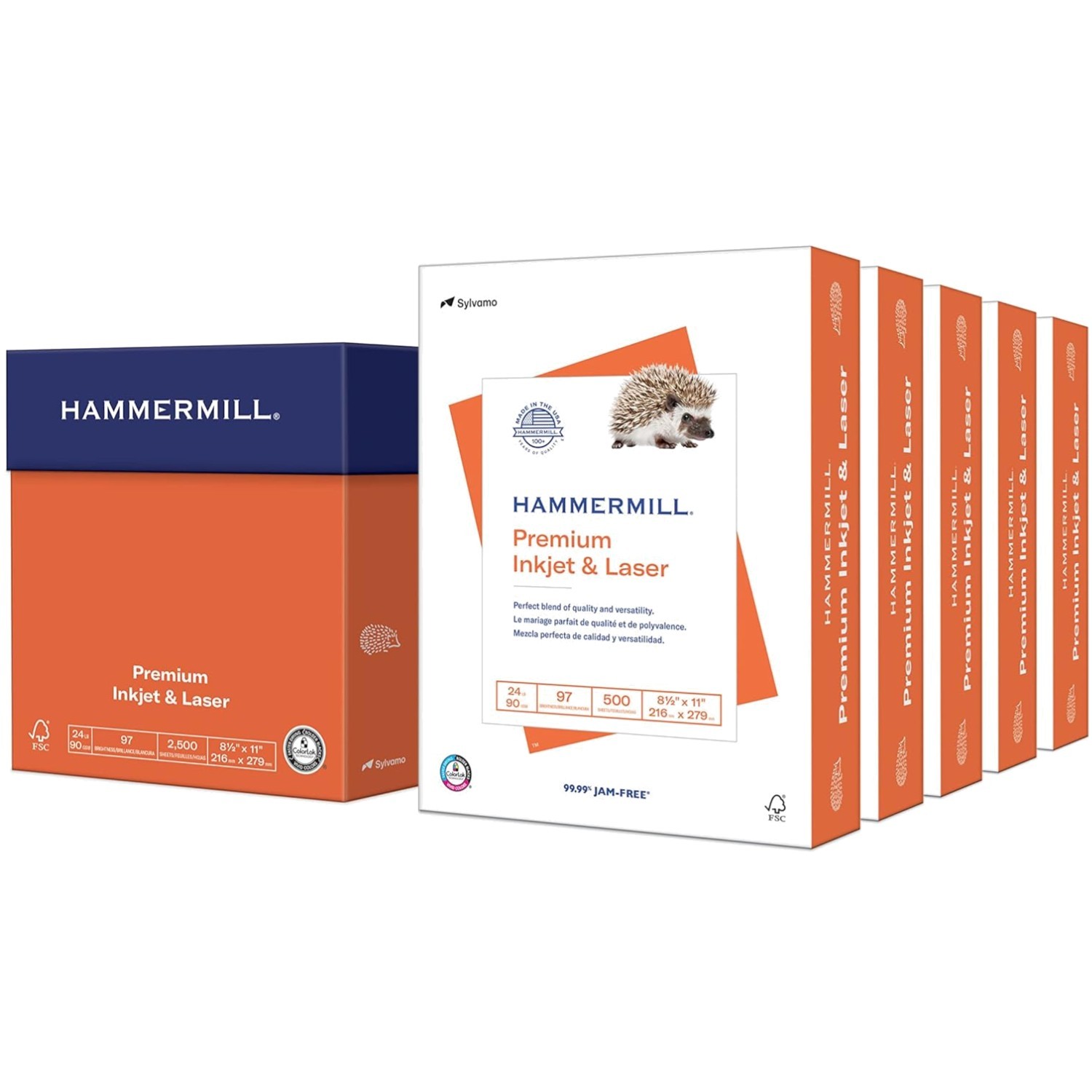 24lb Paper – Blue-White Shade – 8.5×11 – 5 Ream