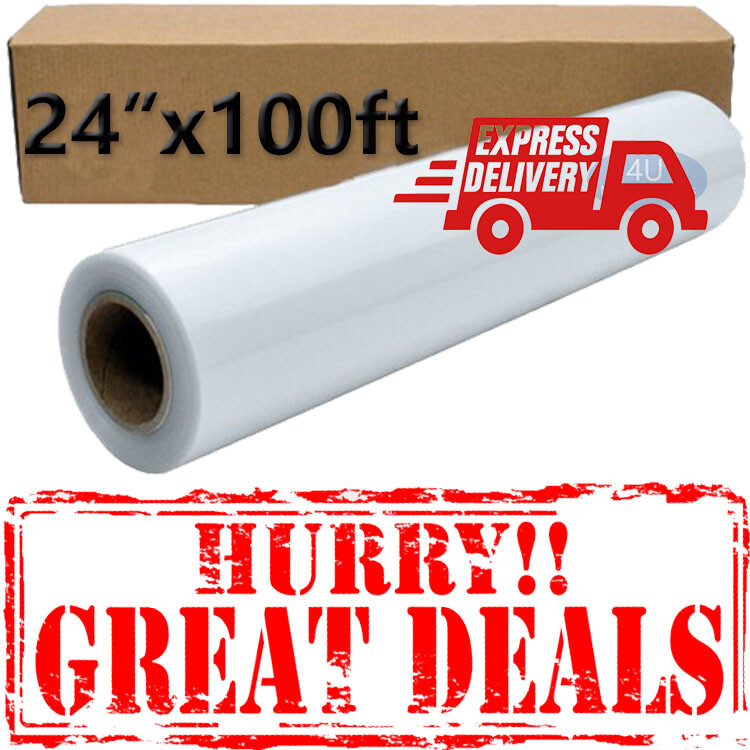 Silk Screen Printing Waterproof Instant-Dry Inkjet Transparency Film 24”x100ft