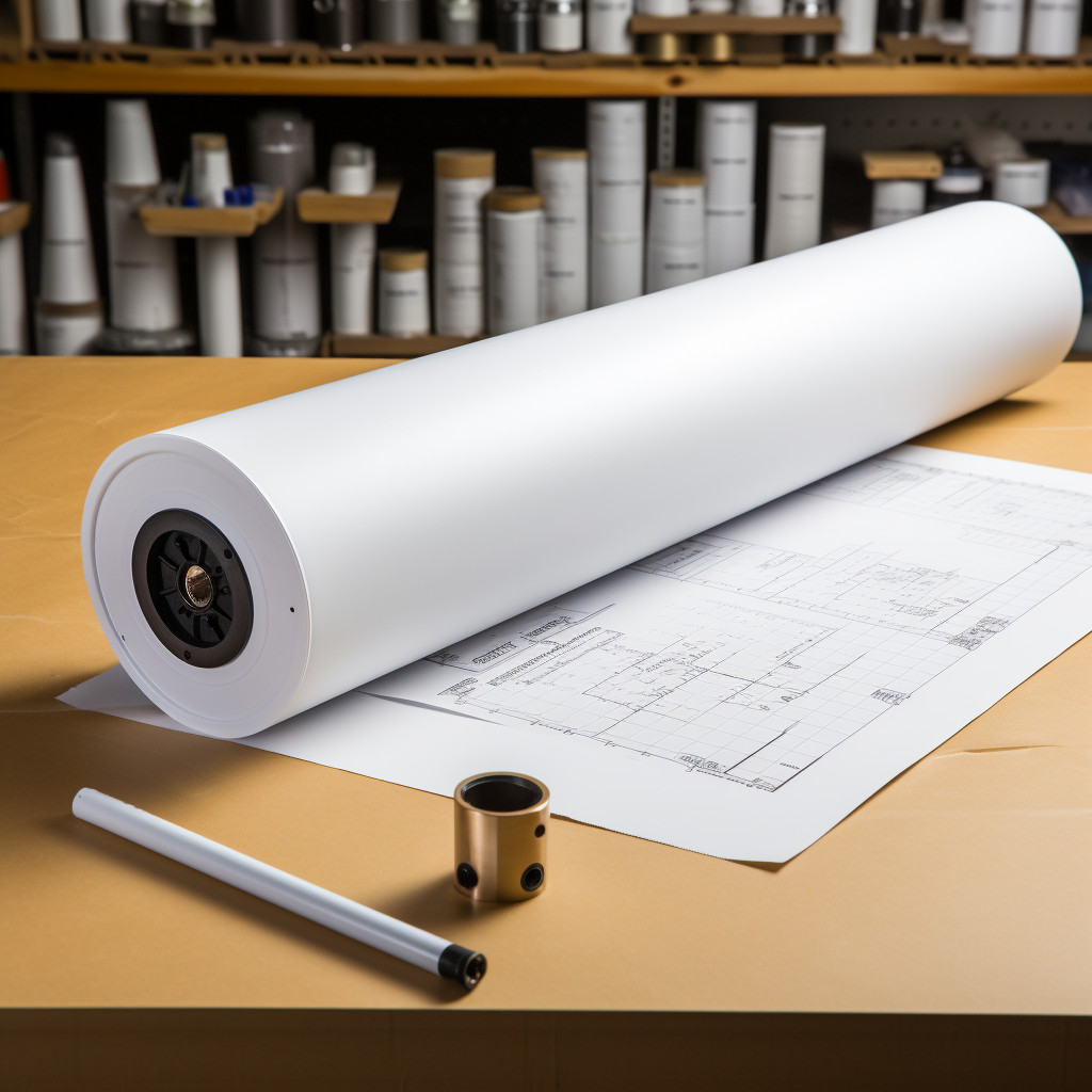 Top Notch Quality 36” x 150′- 4 Rolls 24 lbs Plotter Paper CAD Wide Format Rolls