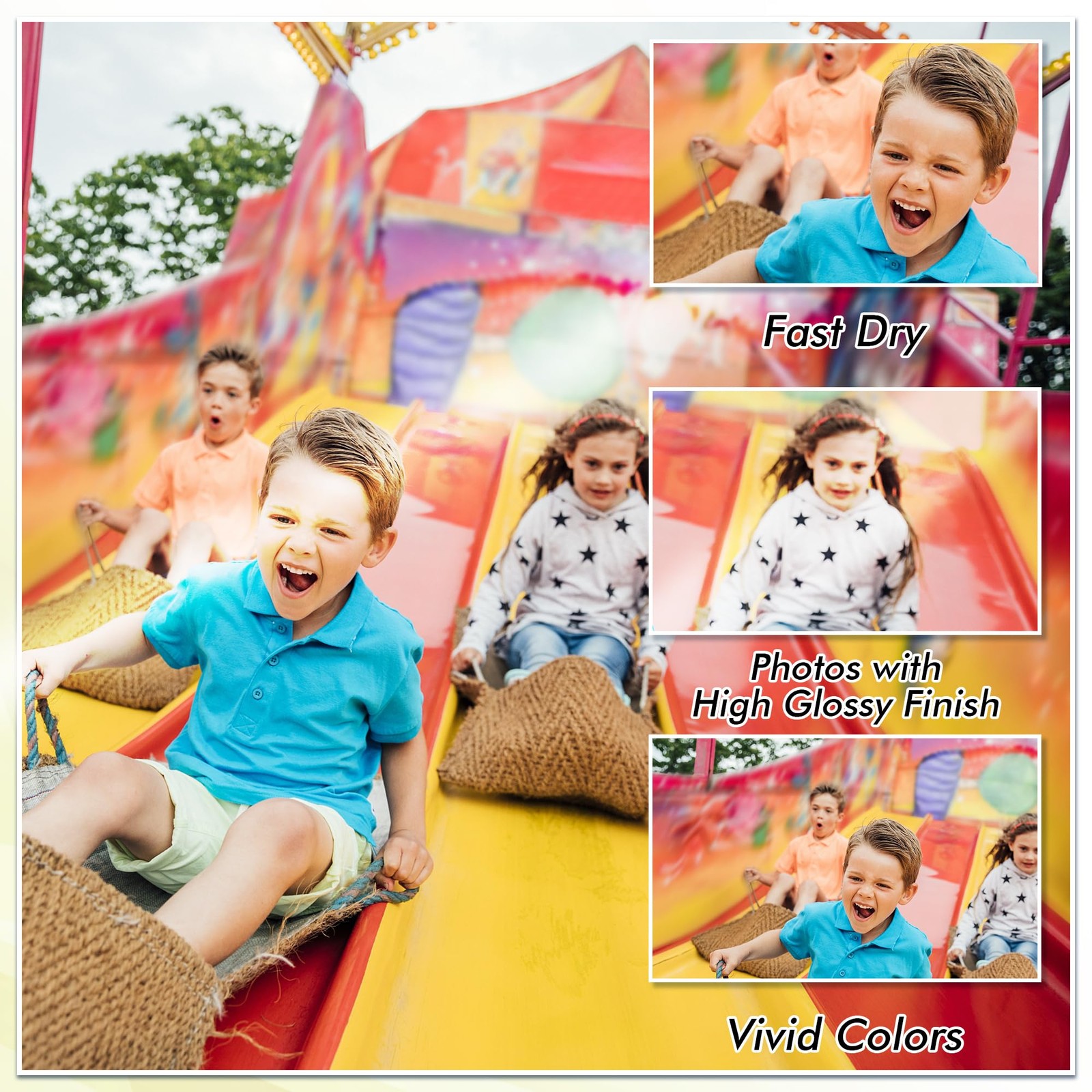 Glossy Inkjet Photo Paper Thick 13X19 Inches 100 Sheets 54lb