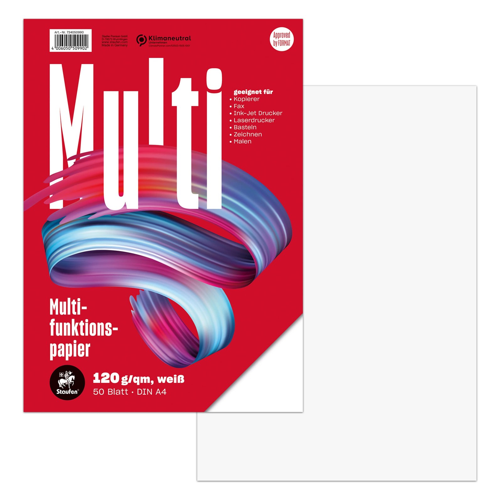 Style Multifunction Paper, A4, 120gsm, Colour White 2 Pack of 50 B…