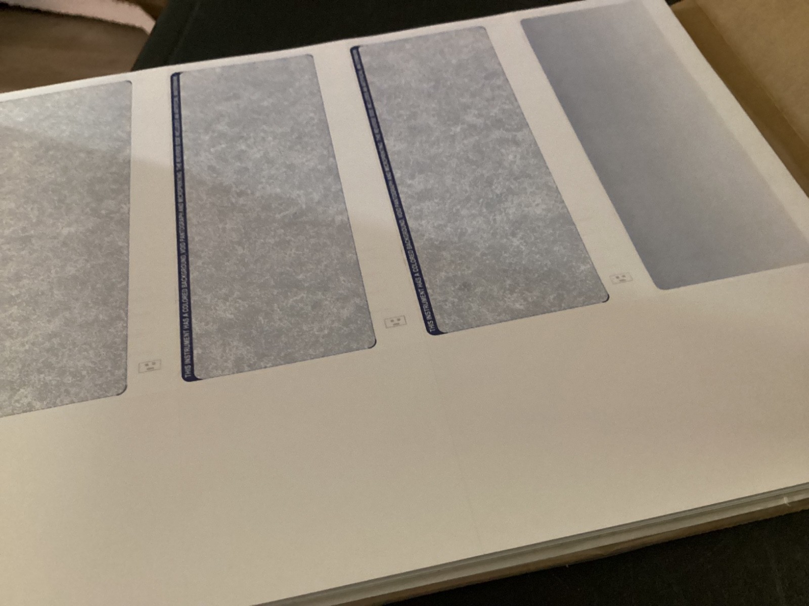 New Pack of Perfect Print Granite Colors Paper, white, blue,rose,natural,gray