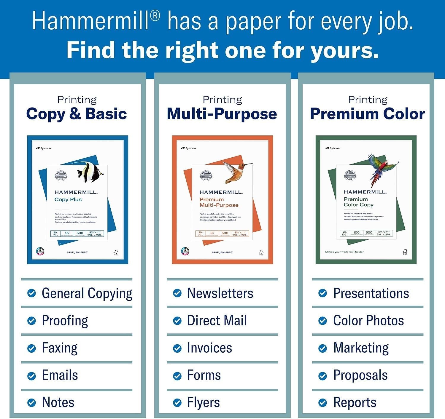 FSC Certified Colored Printer Paper – 10 Ream