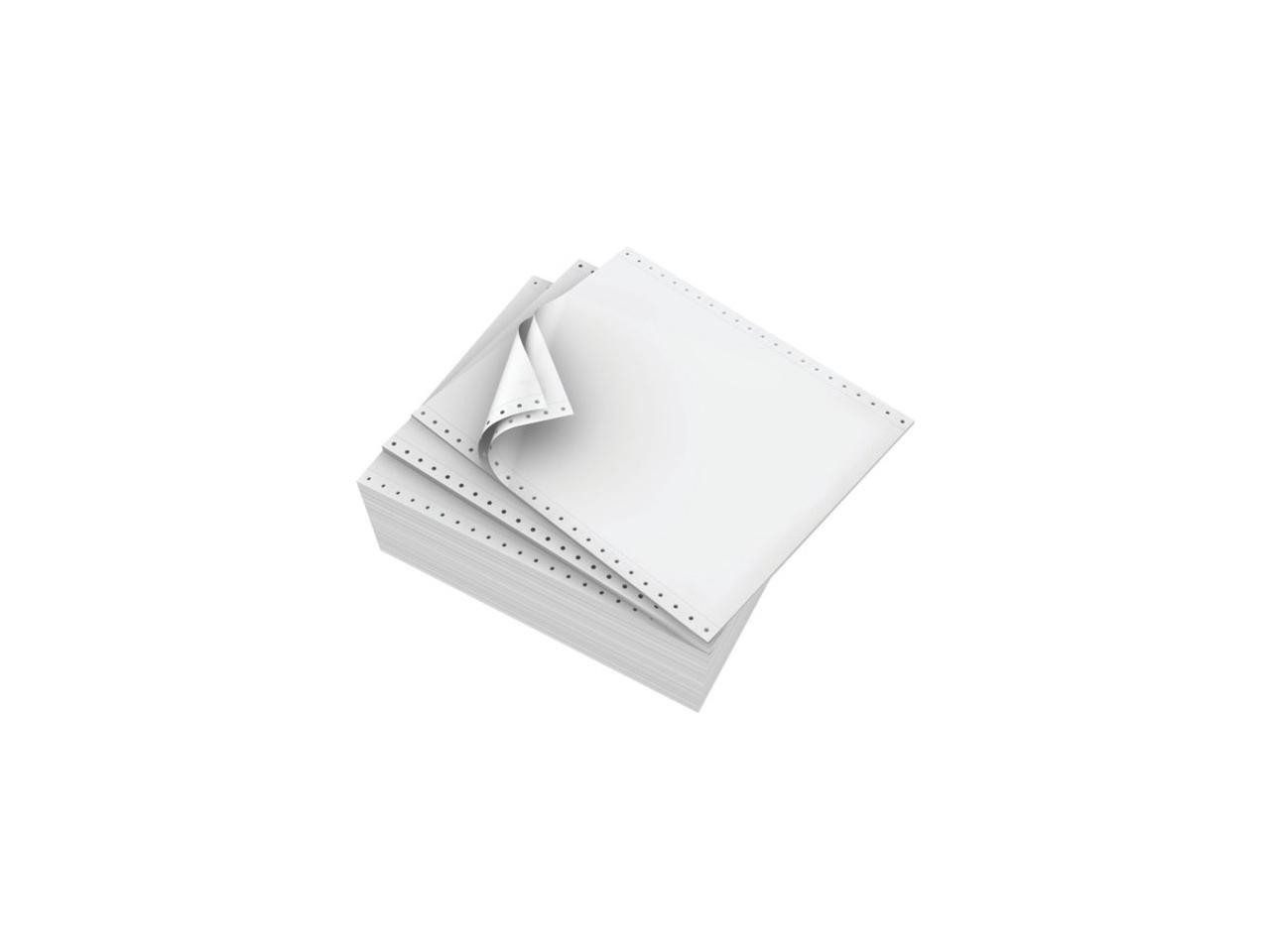 Domtar Continuous Form Paper – 2-Part – Carbonless – 9 1/2″ x 11″ – White – Cart