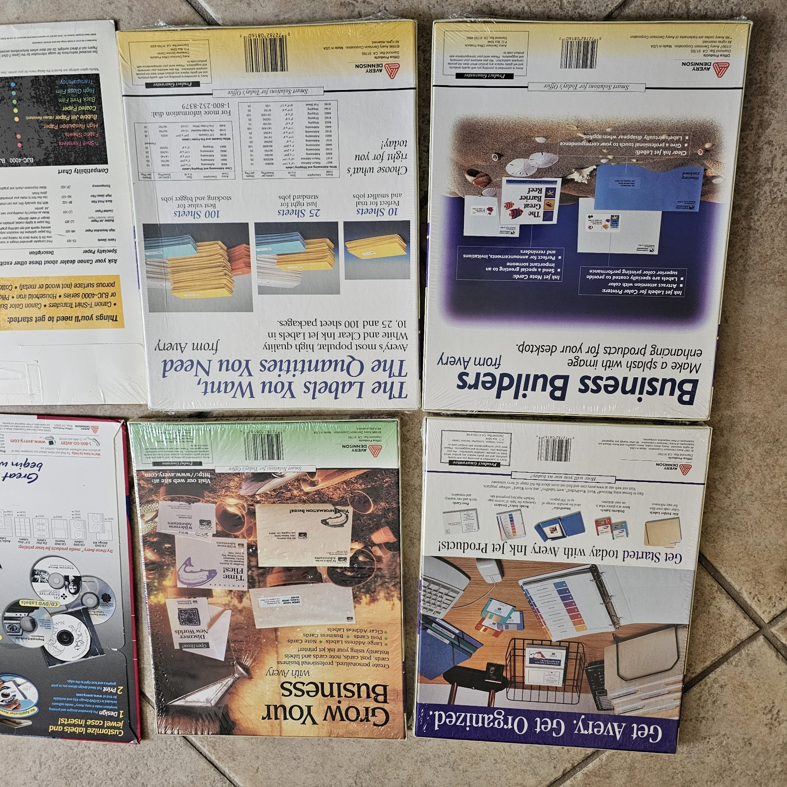 Avery Ink Jet Labels, CD Labels and Canon Iron-On Transfer Paper