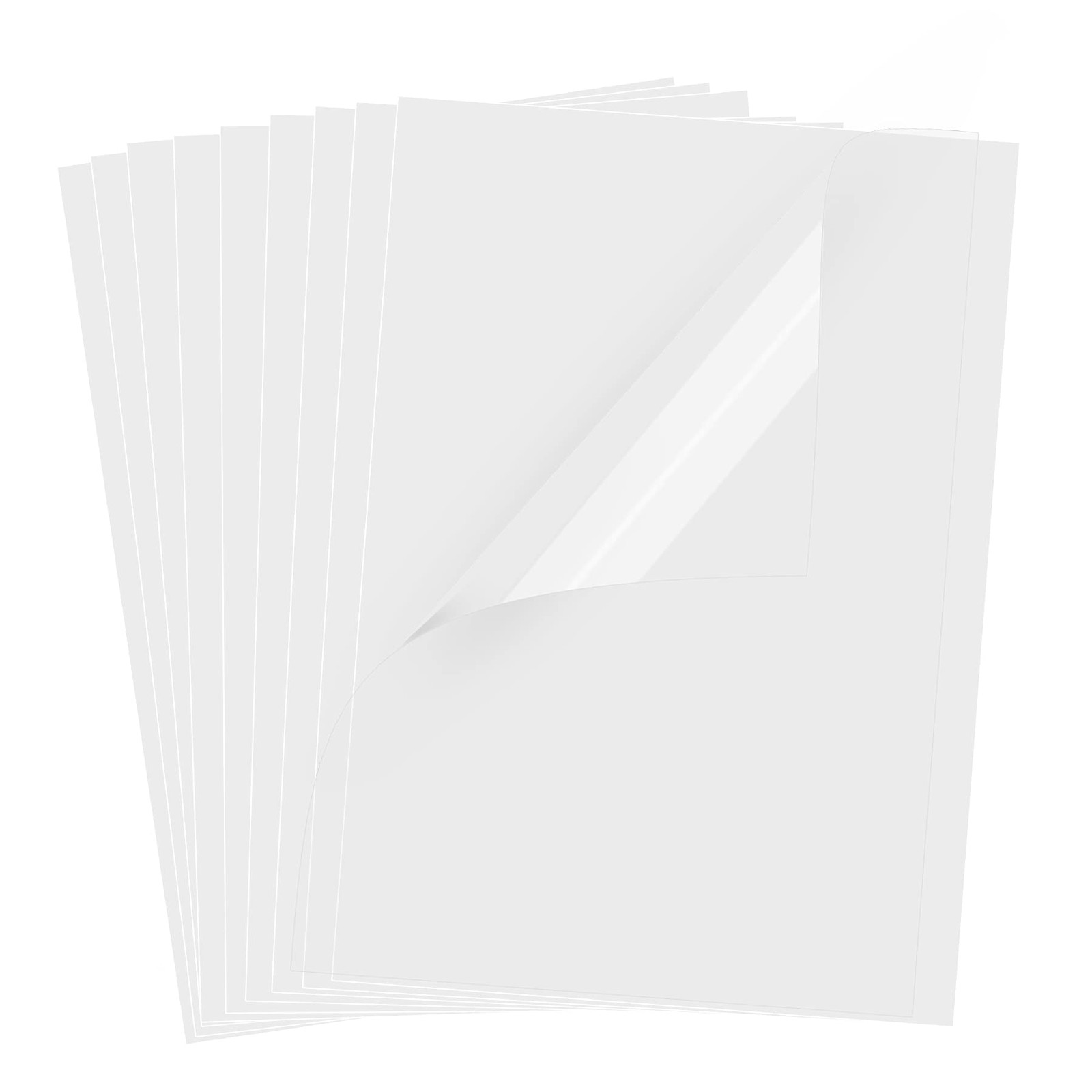 30 Sheets Inkjet Transparency Film 100% Clear Acetate Sheets for Crafts