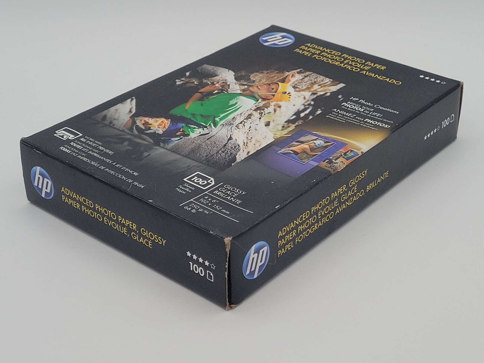 HP Advanced Photo Paper 4”x6” Glossy 100 Sheets Brand New Sealed