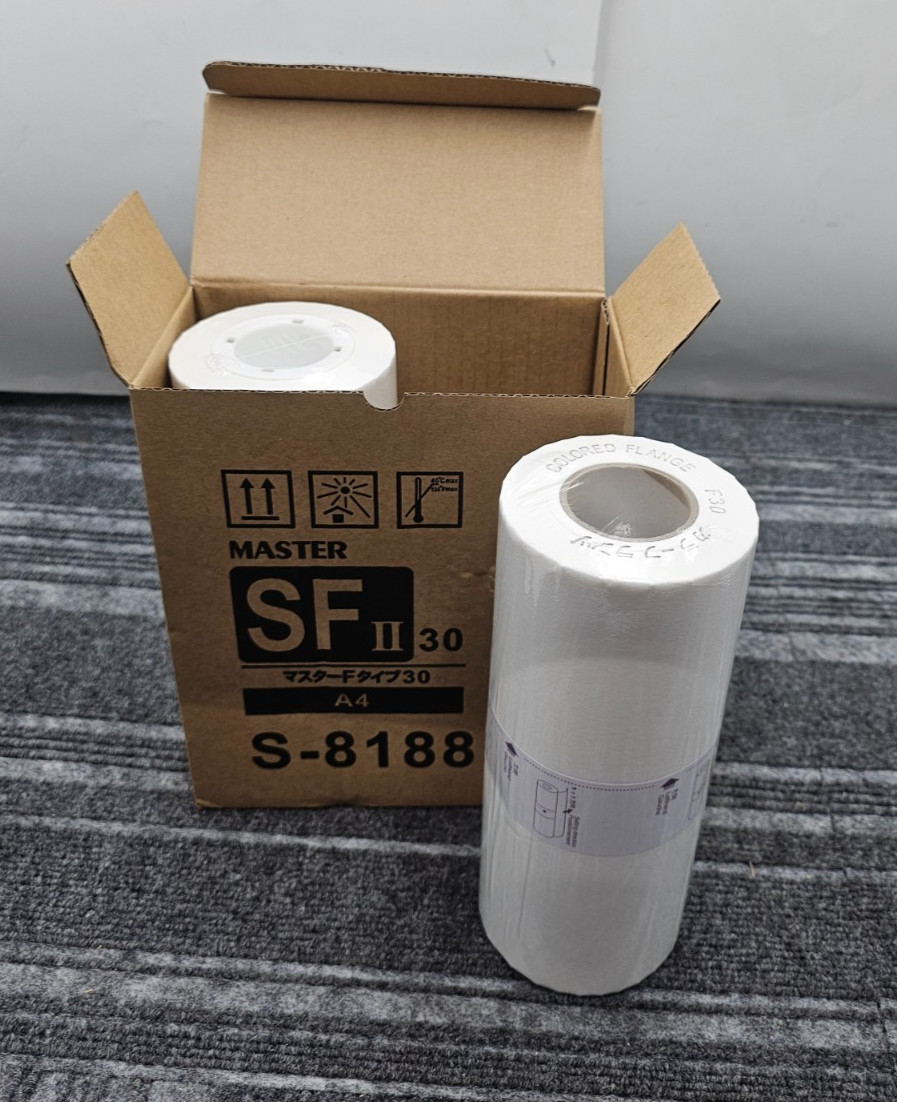 (QTY 2) MASTER 30 S-8188, SF II A4 White Printer Paper For Riso Printers