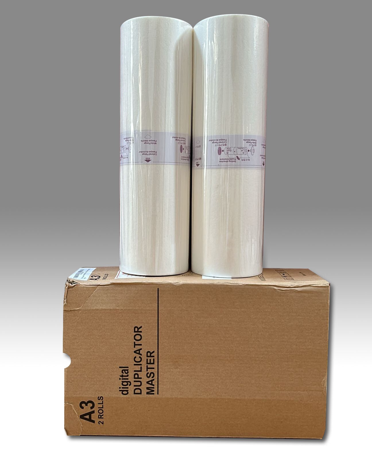 2 Master Rolls Compatible With Riso S-4363 / S-8131