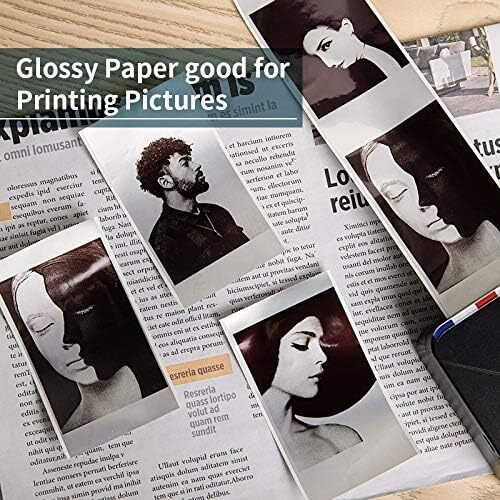 6 Rolls Phomemo M02/M02 Pro/M02S/M03 Sticker Adhesive Paper Set for DIY Printing