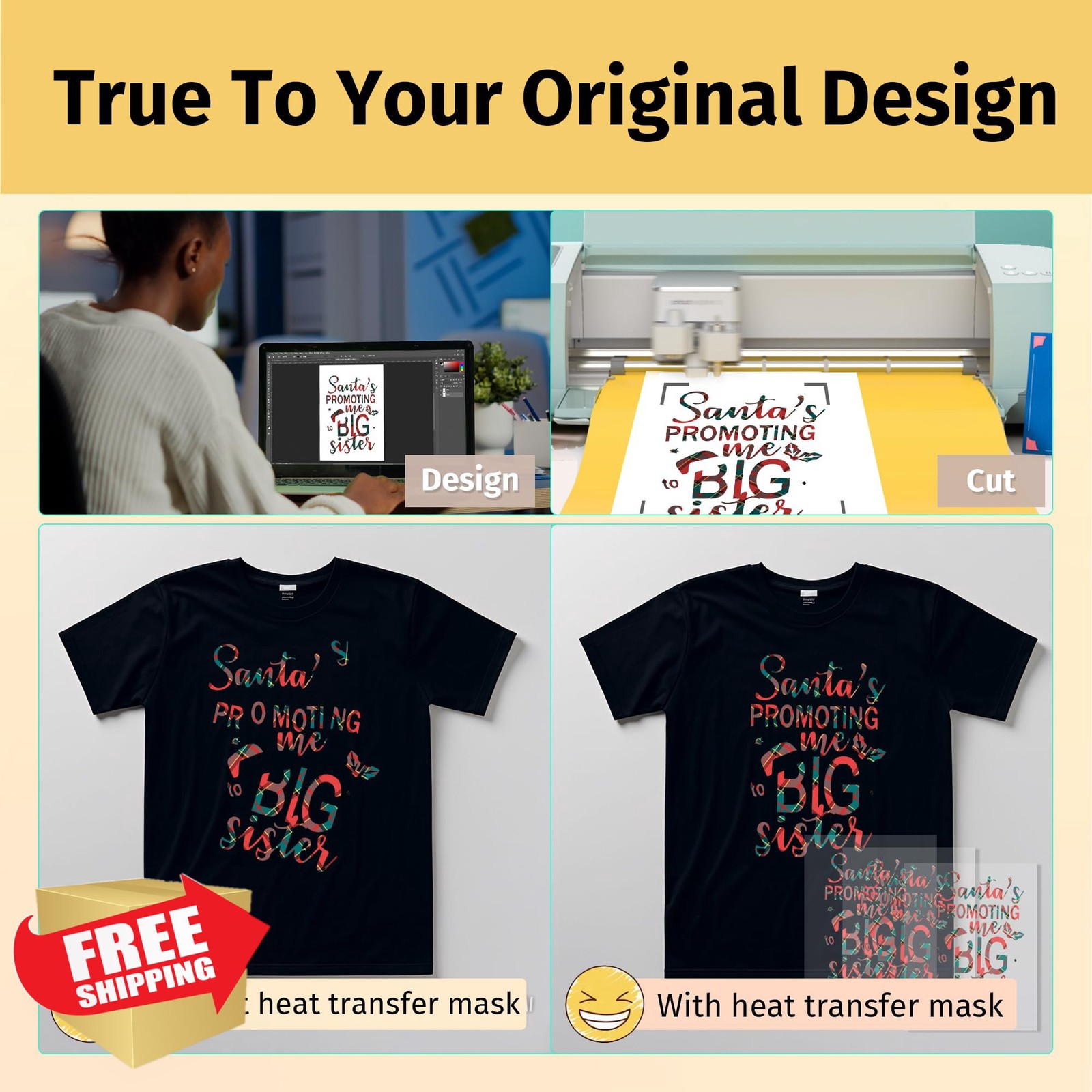 TransOurDream Heat Transfer Mask for Dark Printable HTV Vinyl, 8.5×11″, 20 Sh…