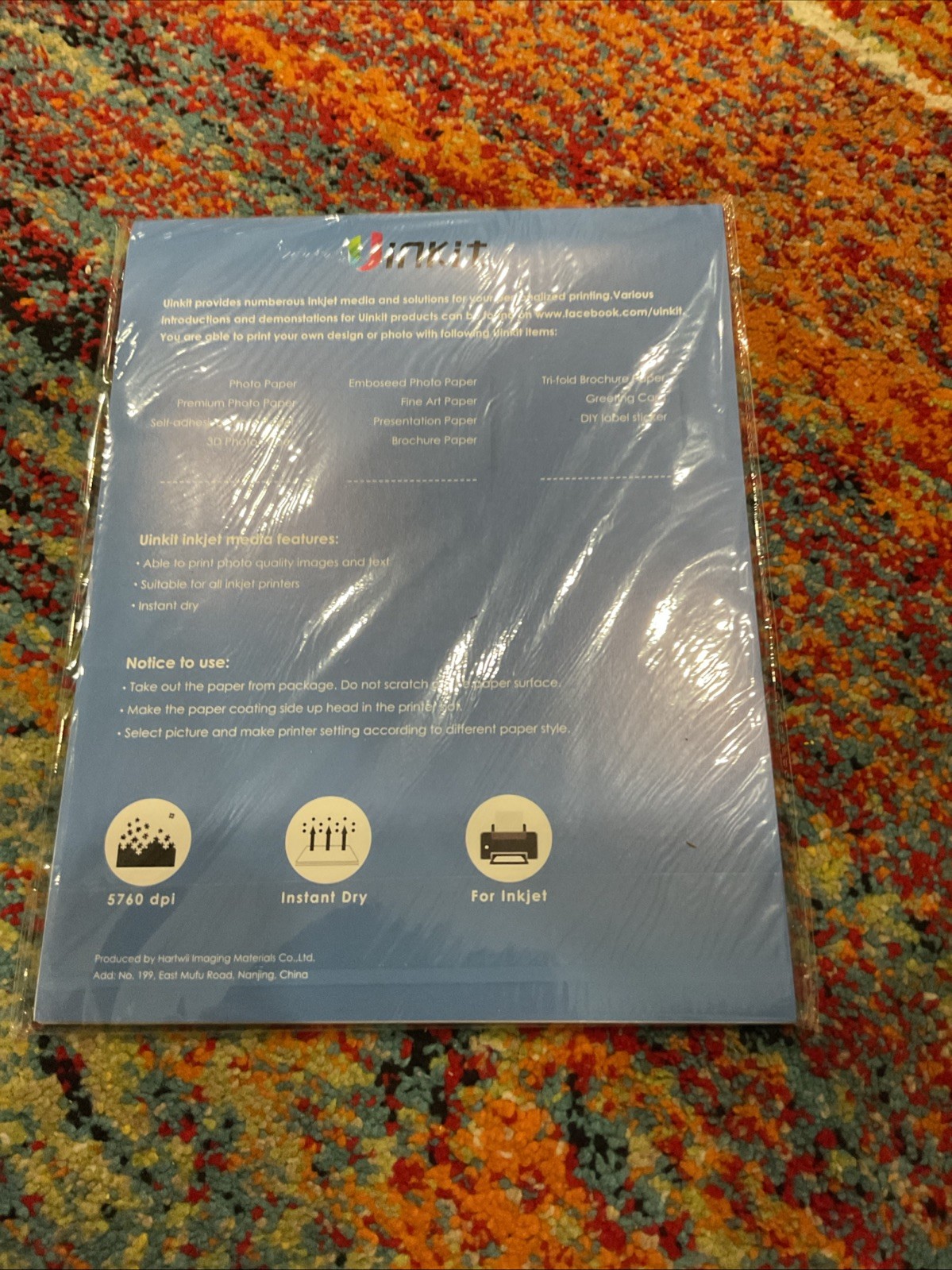 Uinkit 20 Sheets Premium Glossy Printable Vinyl Sticker Paper for Inkjet & Laser