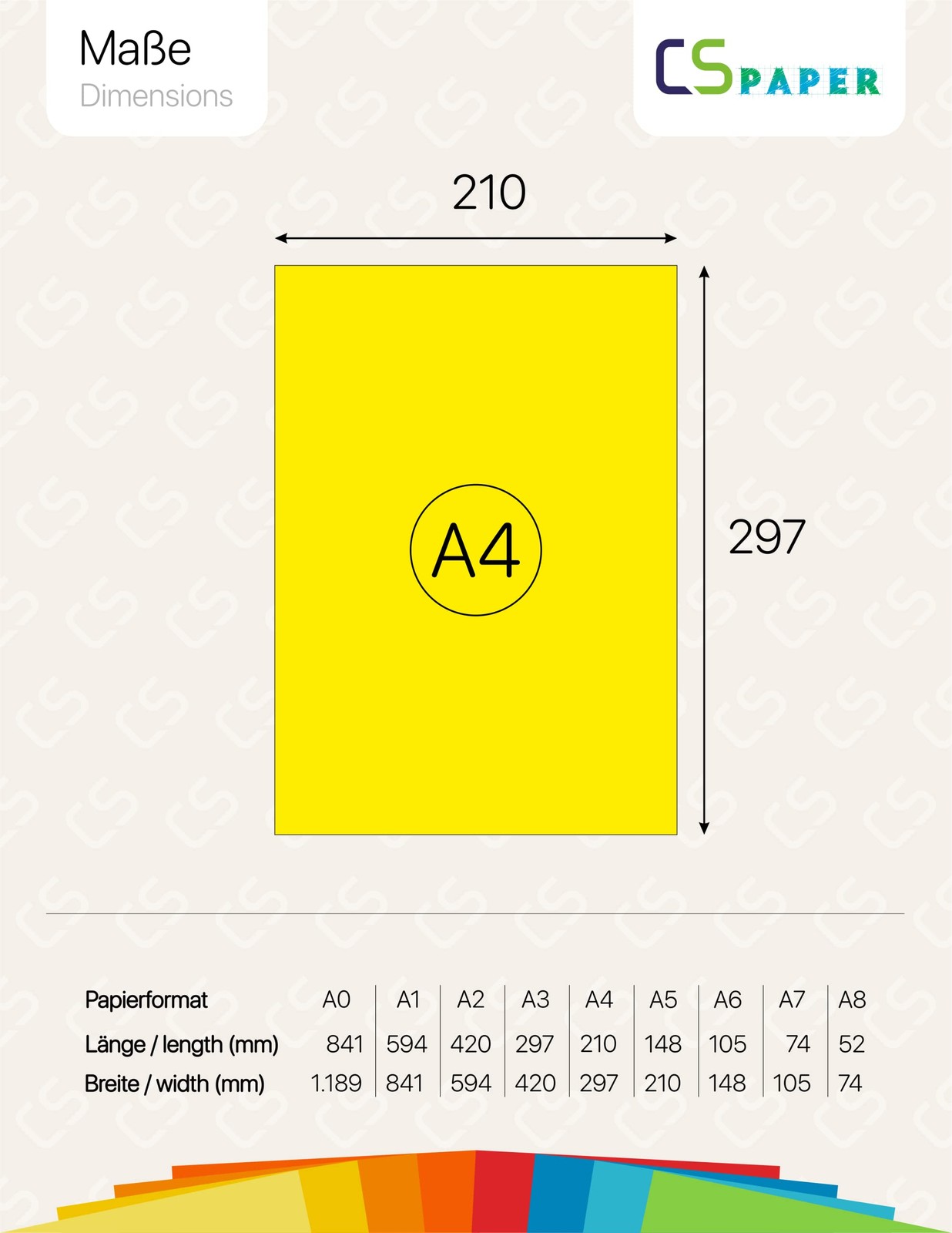 MADE IN EU 50 Sheets Coloured Paper YELLOW A4 80gsm CS Paper Printer Paper, …
