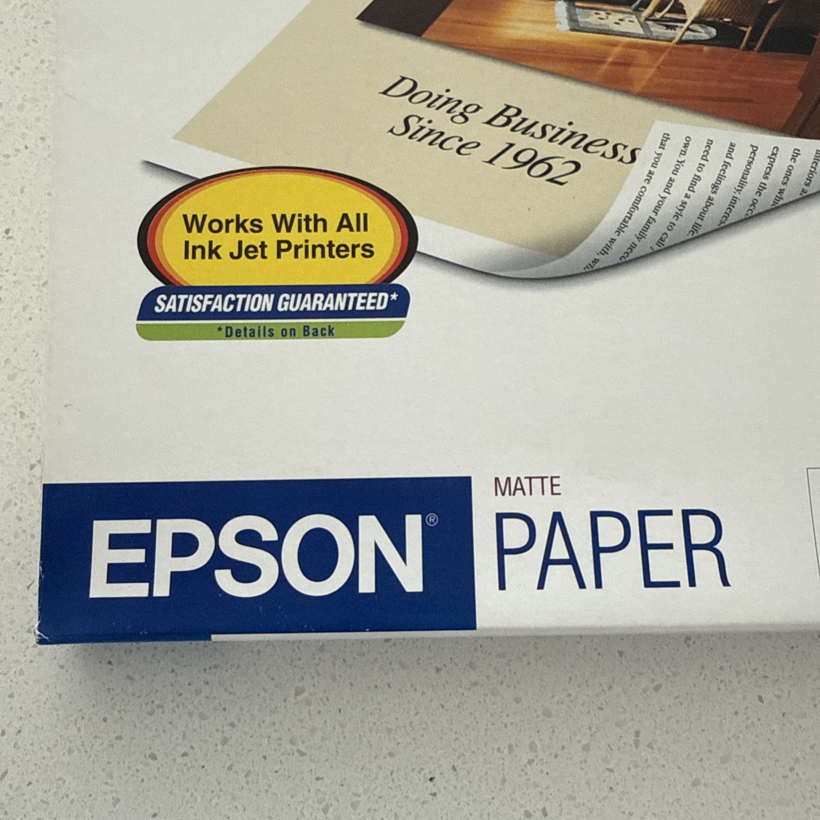 Premium Matte Presentation Paper 9.7 mil 8.5×11″ 47 lb Matte White Double Side