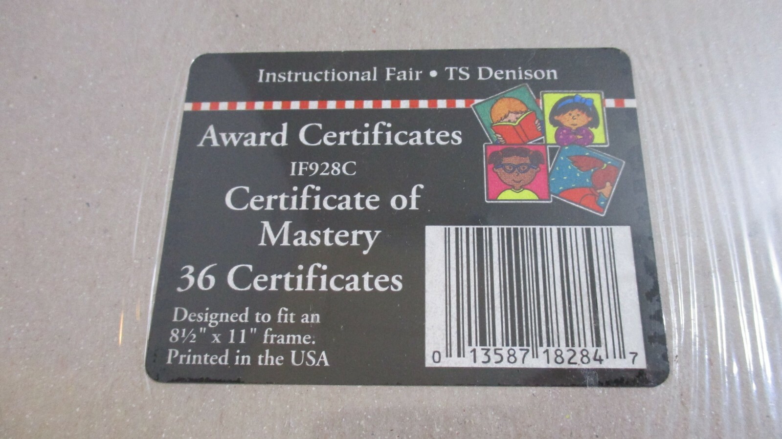 Instructional Fair~MASTERY Certificates COMPUTER PRINTER PAPER~36 Sheets