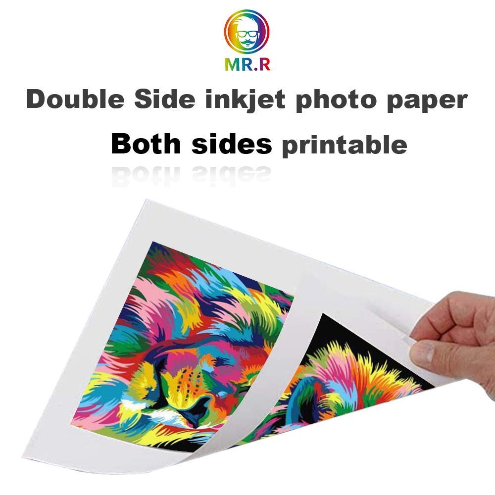 300gsm A4X100 Sheets Photo Paper Double Matt Photo Paper Instant Drying Was…