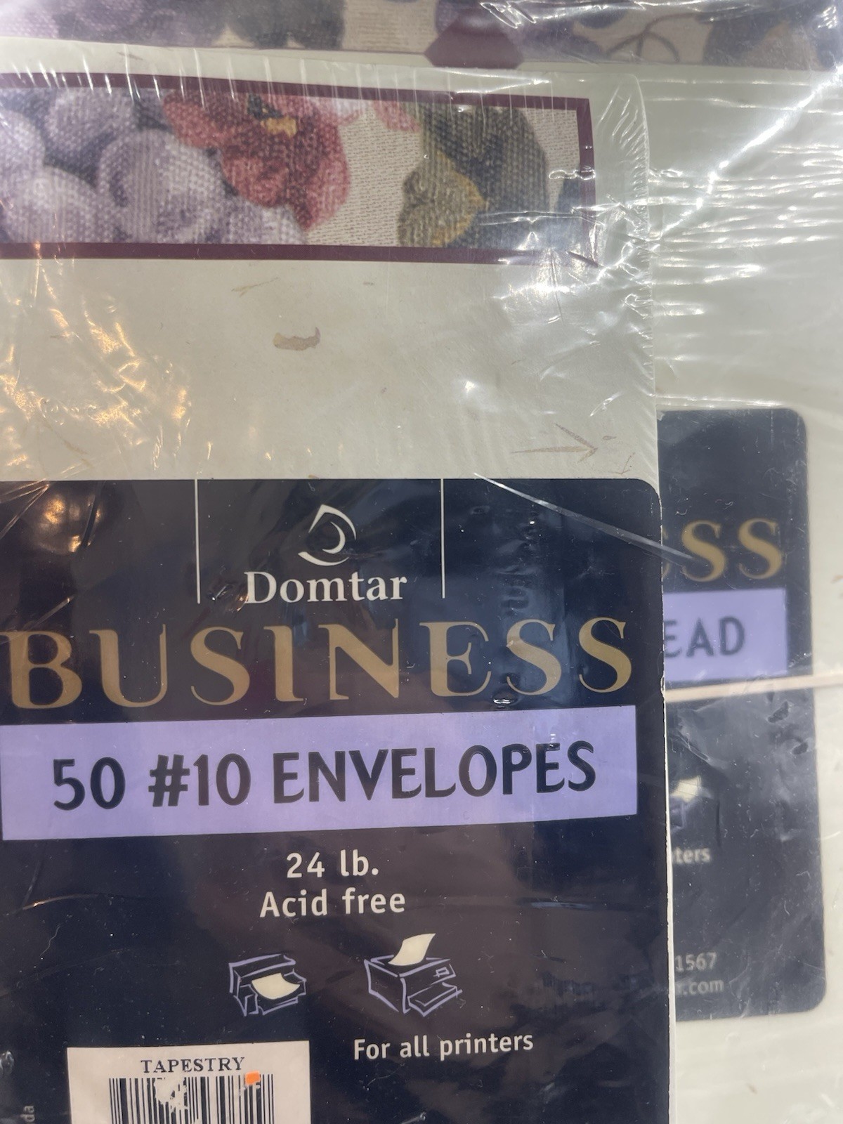 DomTar Business Letterhead Tapestry 100 Count Printer Paper And Envelopes 50 Ct