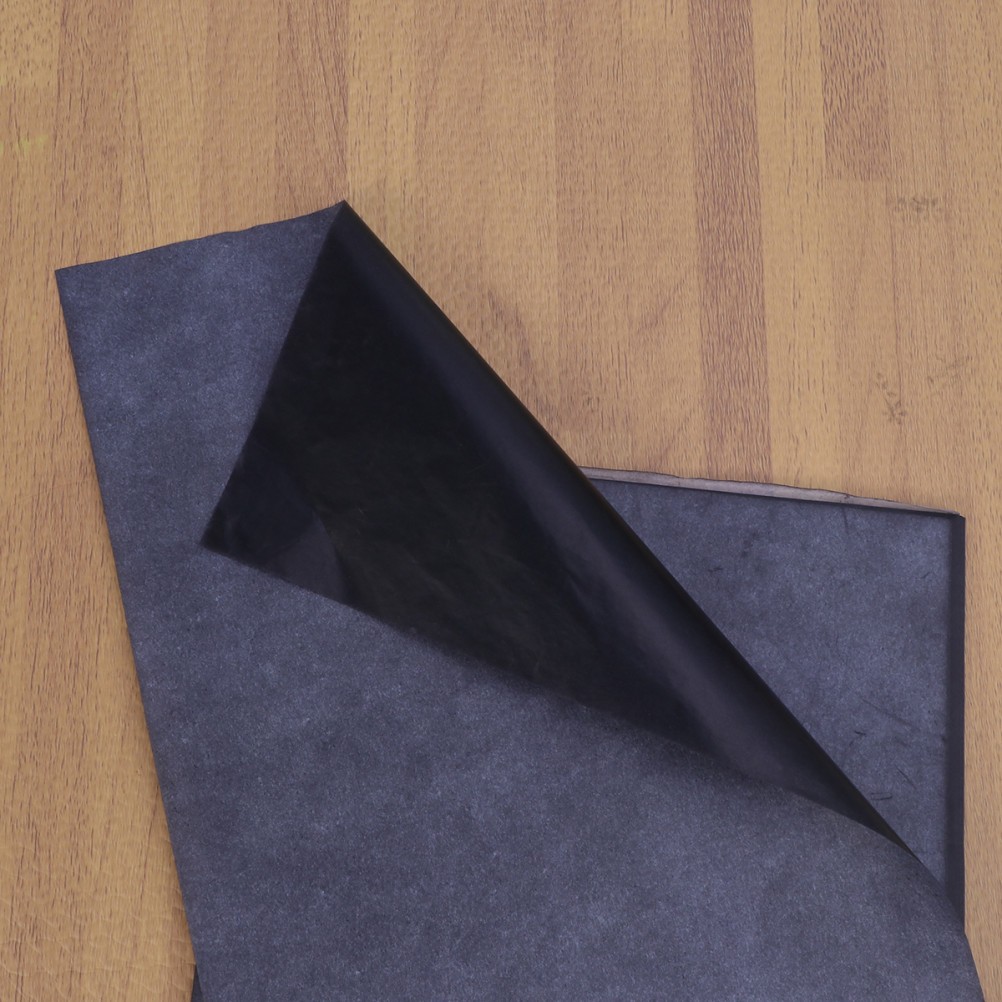 100Pcs Tracing Paper Carbon Coated Black for Detailed Design Transfer Projects