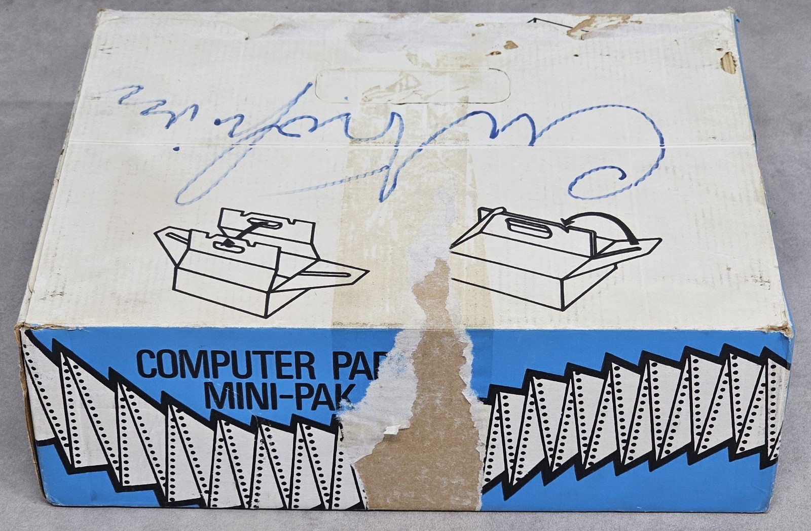 Computer Pak Papier A-4 Hoch White Continuous Tractor Printer Paper, 1 Unit