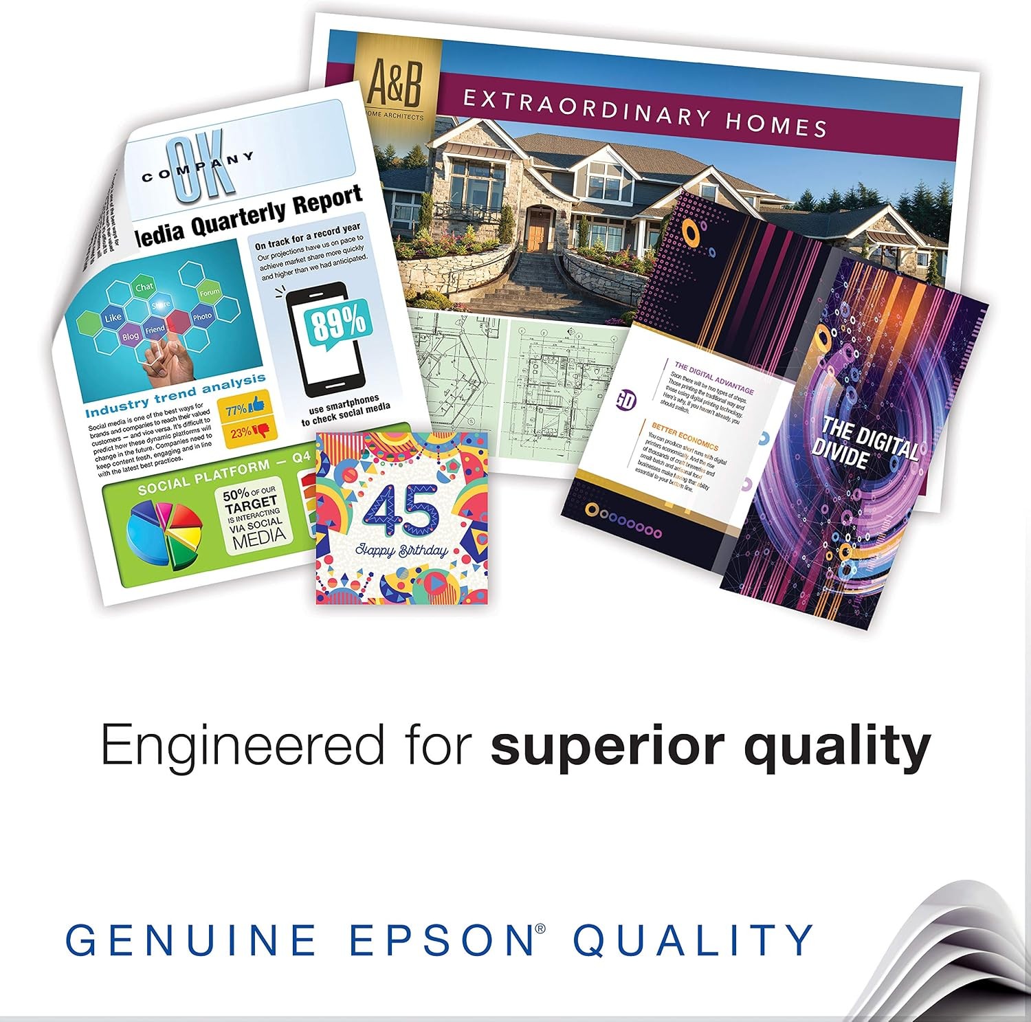 Epson Premium Presentation Paper MATTE (8.5×11 Inches, Double-sided, 50 Sheets)