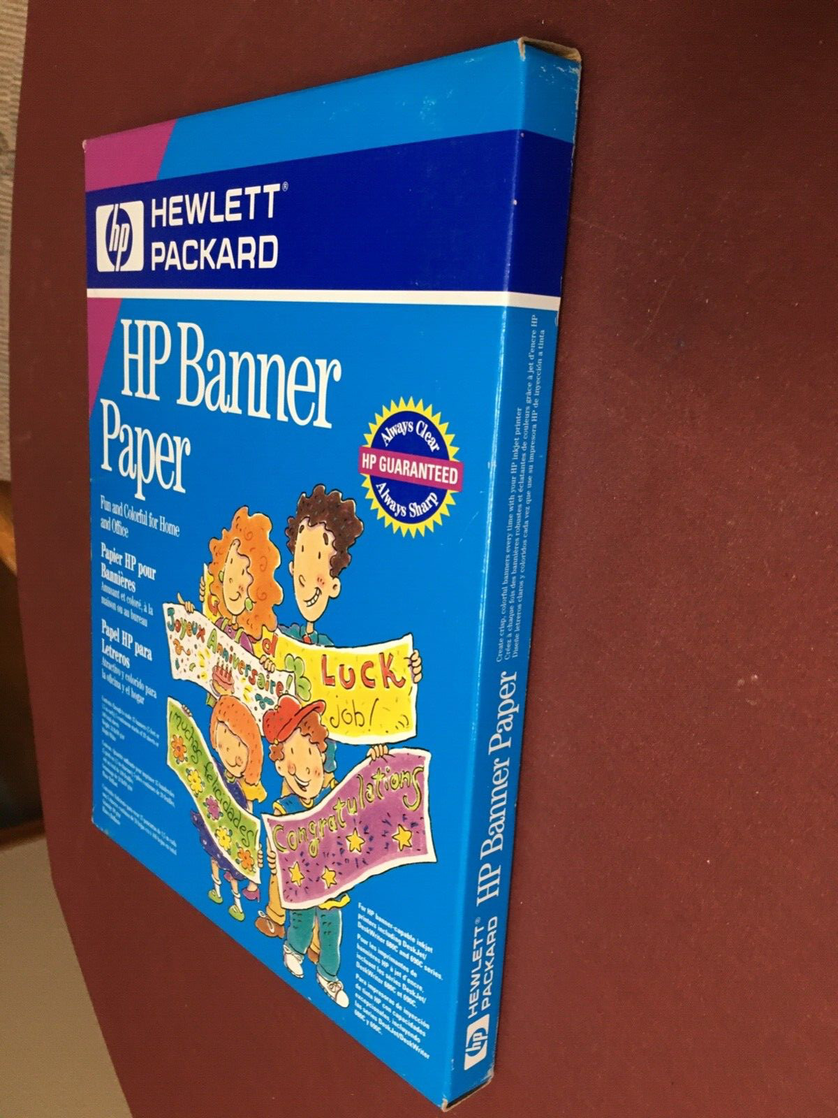 HP Banner Paper for Inkjet Printers – 15 5′ banners – 24 lb C1820A NEW