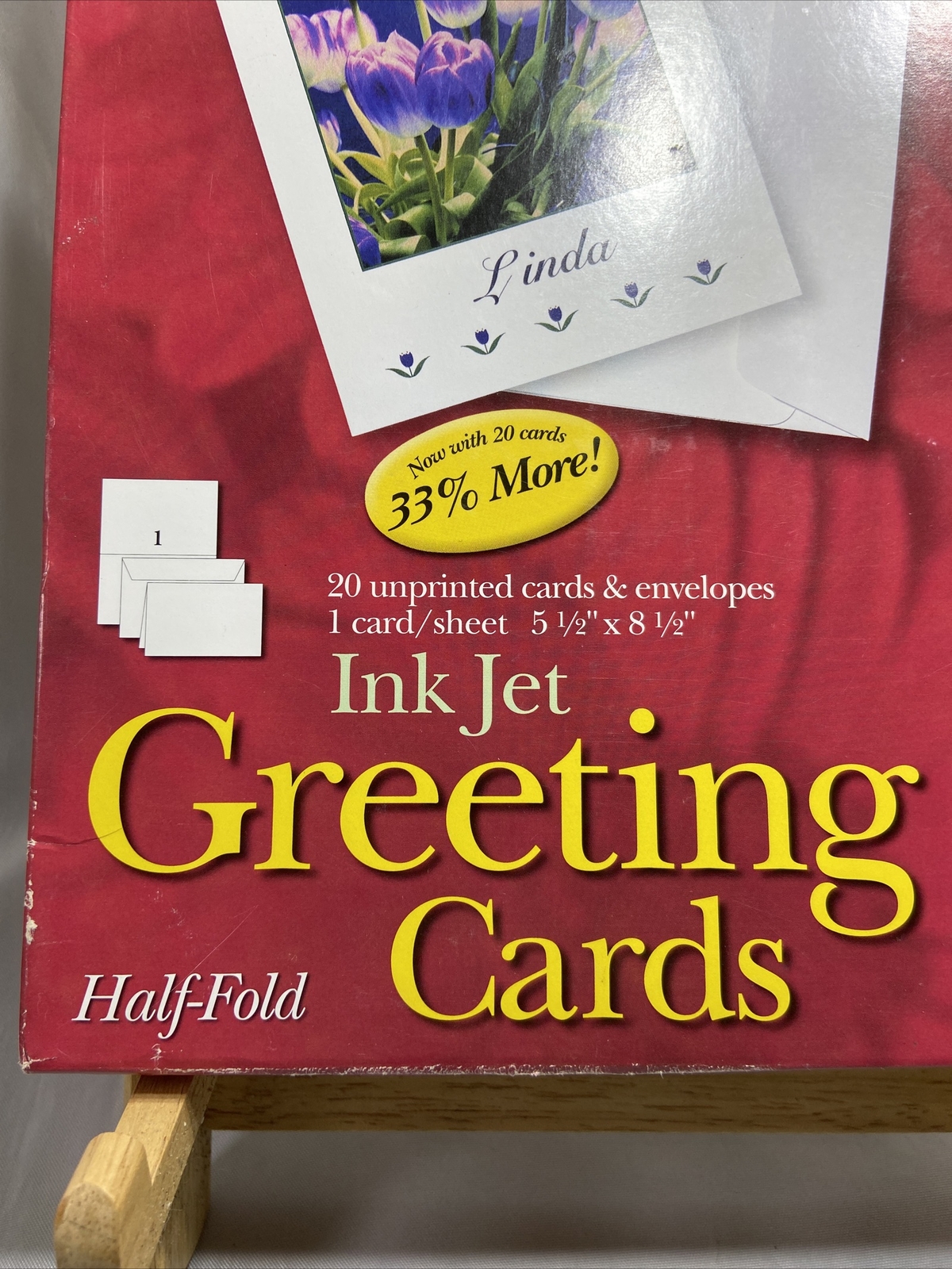 Avery 3265 Ink Jet Greeting Cards Half Fold 5 1/2″ x 8 1/2″ NEW