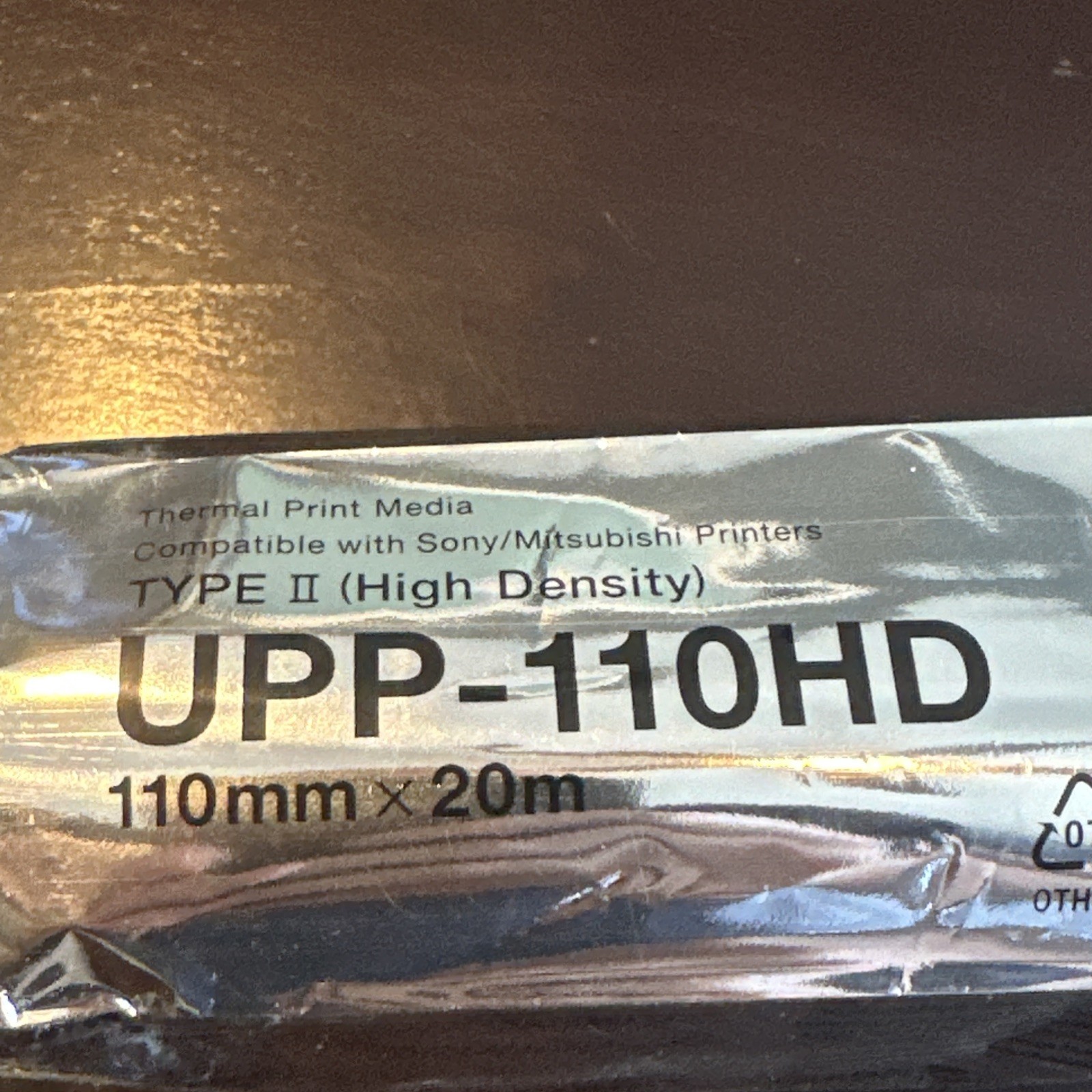 Sony/Mitsubishi UPP-110HD High Density Printing Paper Roll