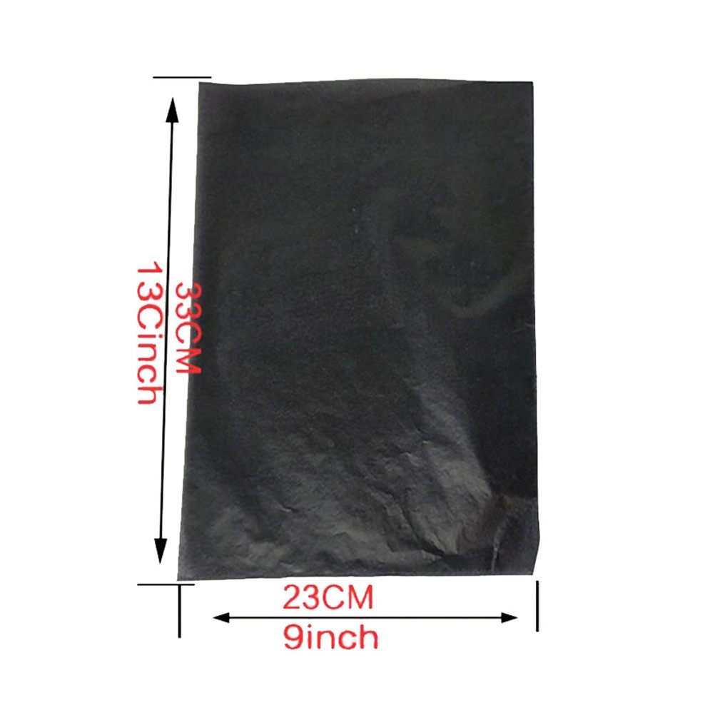 100Pcs Reusable Graphite Carbon Paper Black for Writing Durable Transfer Art