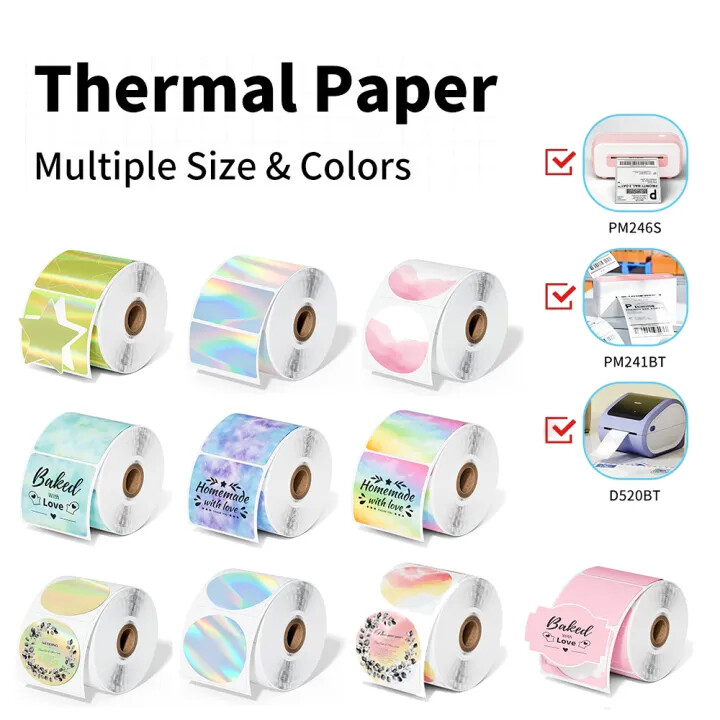 2″ Direct Thermal Labels Holographic Self-Adhesive For Logo X-max Card Sticker