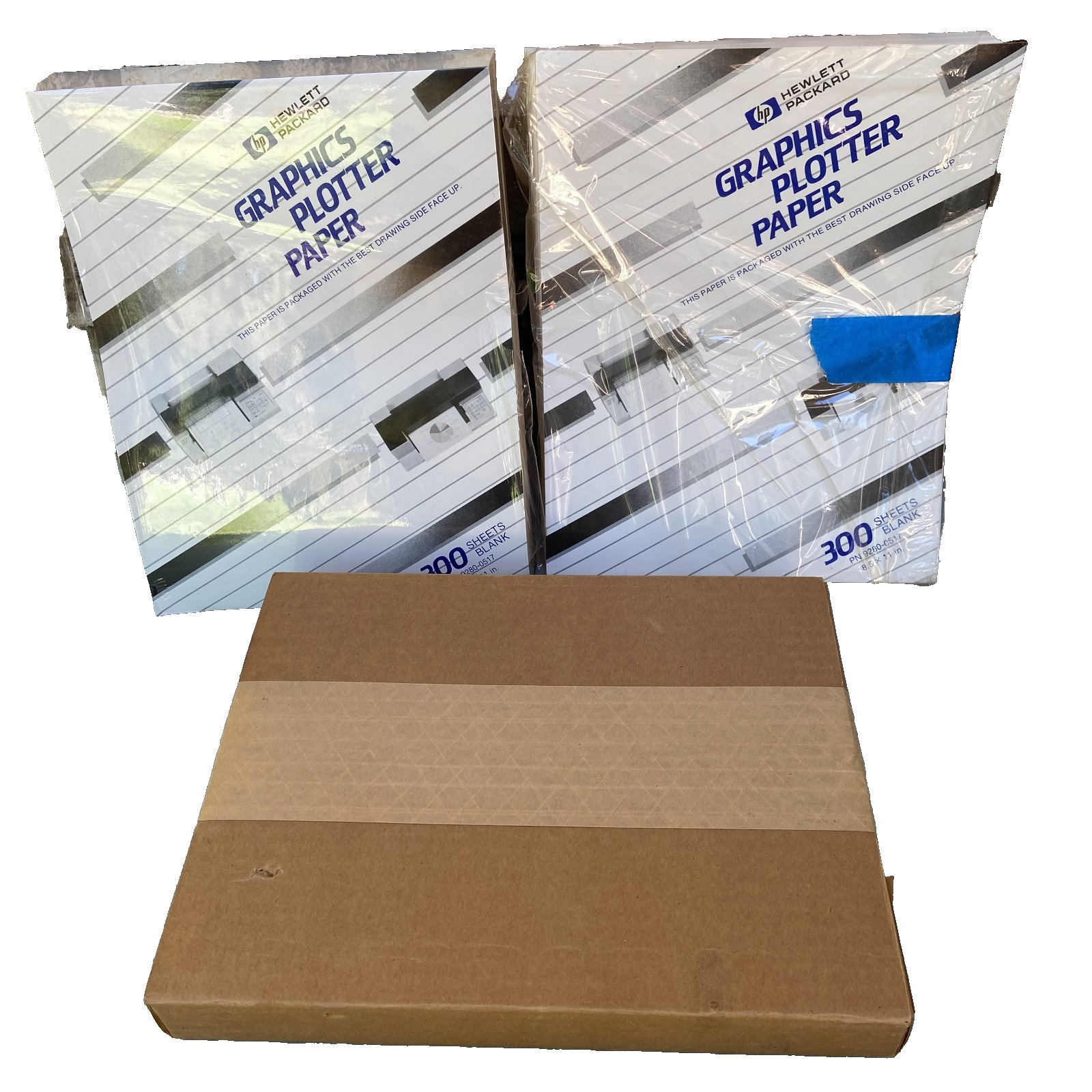 New Vintage Hewlett Packard HP Graphics Plotter Paper 8.5″x11” 900 Sheets