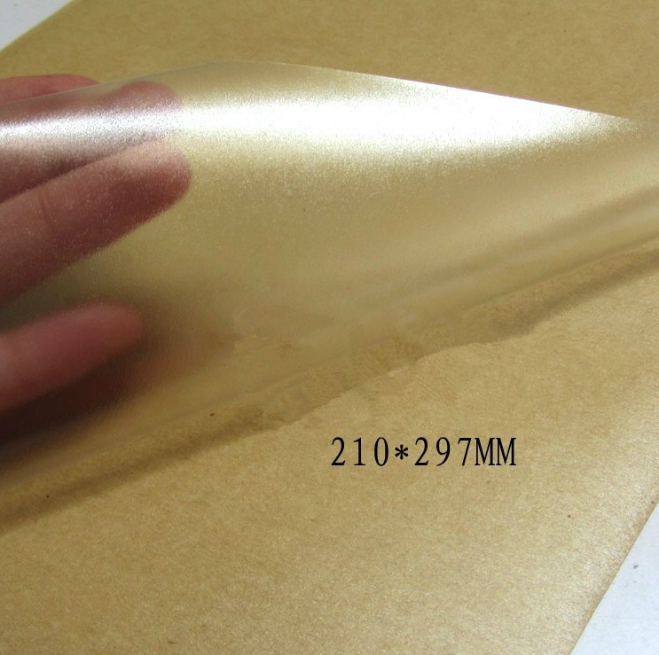 100 x A4 Clear Transparent Glossy Self Adhesive Sticker Paper Label Laser Print