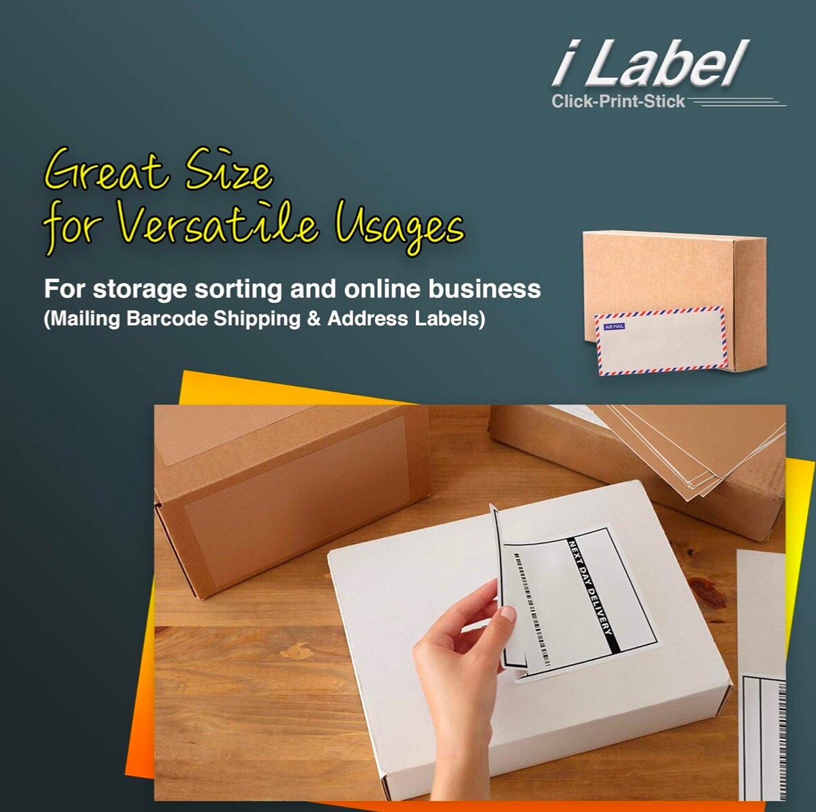 Sticker paper for inkjet printer 8×12 (200 sheets)